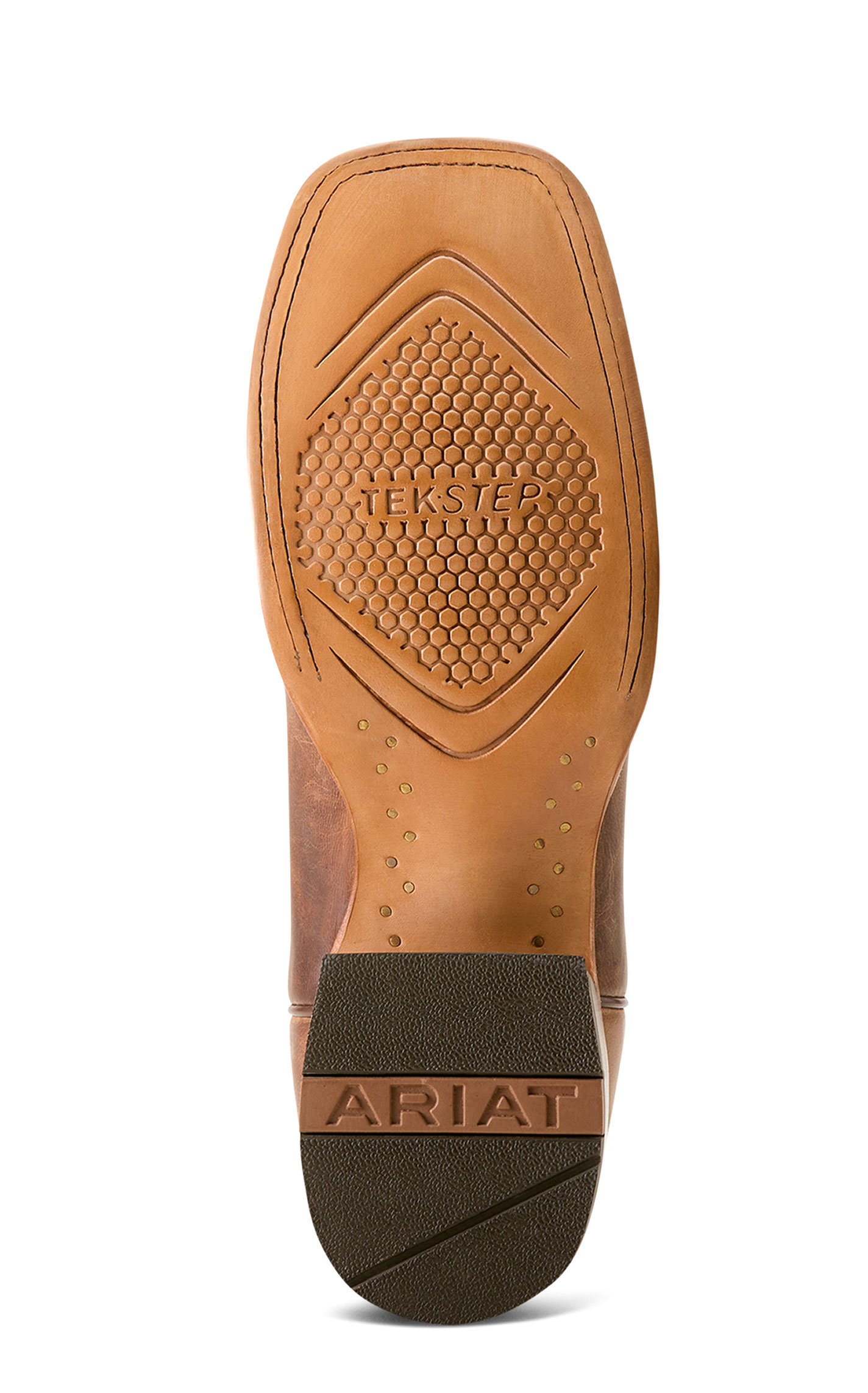 Ariat Men's Tanglewood Bone and Blue Wide Square Toe Cowboy Boots - Image 1