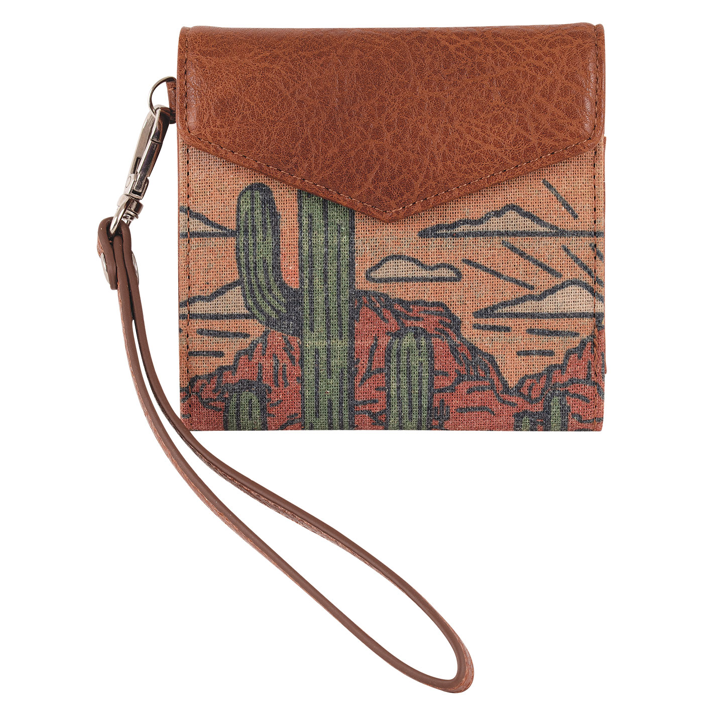 Red Dirt Hat Co. Mini Desert Scene Wristlet Wallet - Image 1