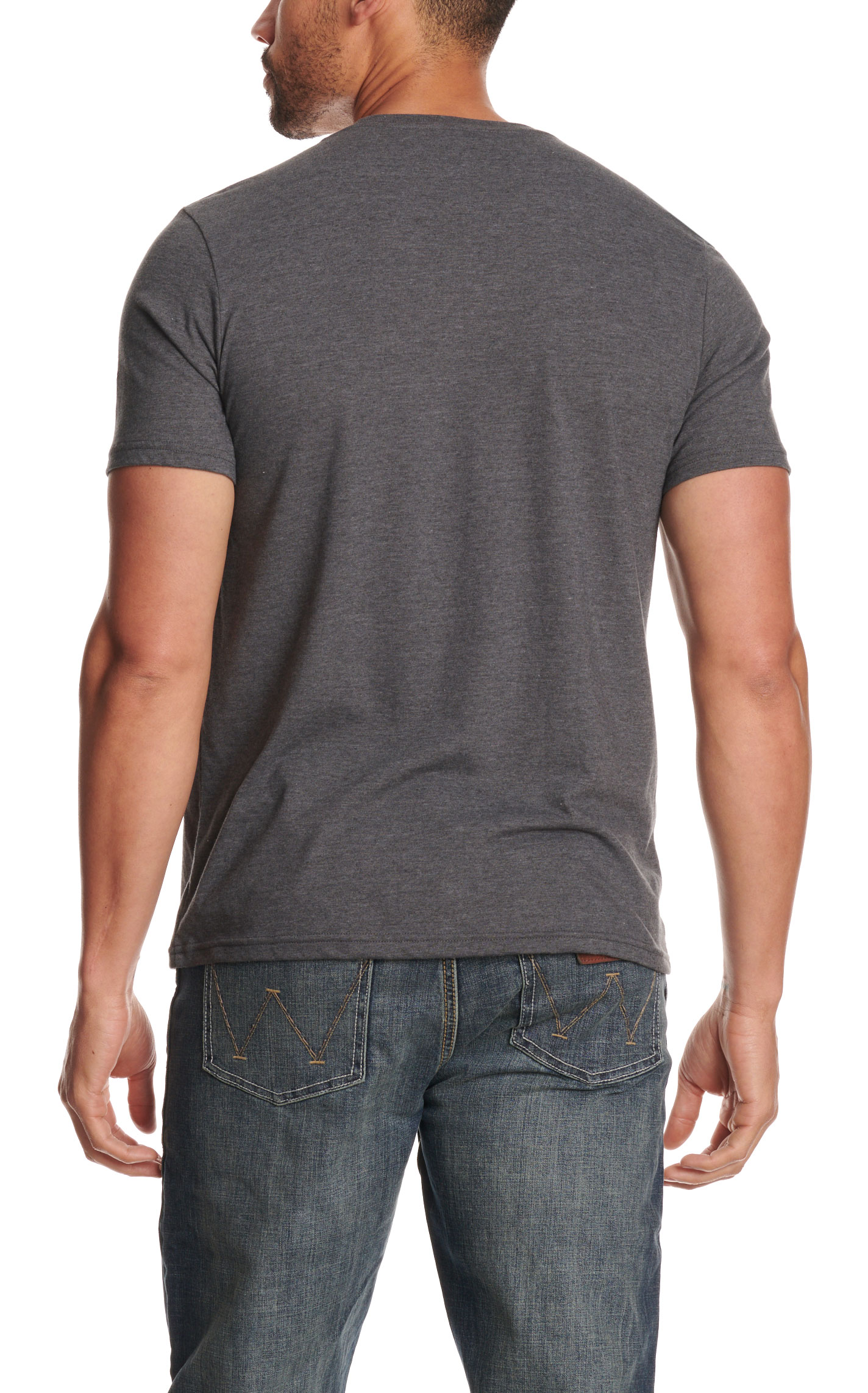 Wrangler Men's Spirit of the West Gray Graphic T-Shirt - Image 1