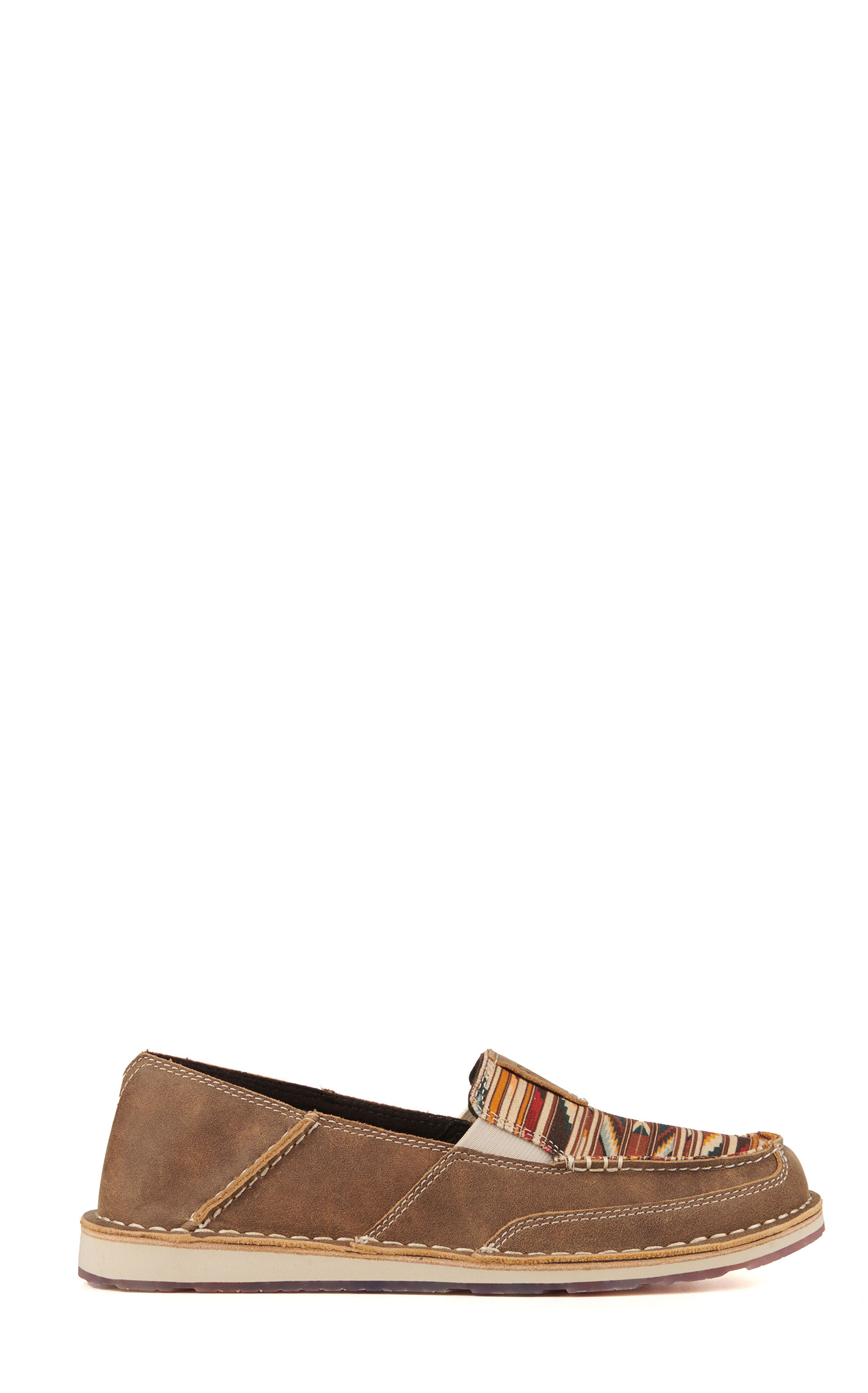Ariat Women's Cruiser Chimayo Brown Bomber and Santa Fe Print Casual Shoes - Image 1