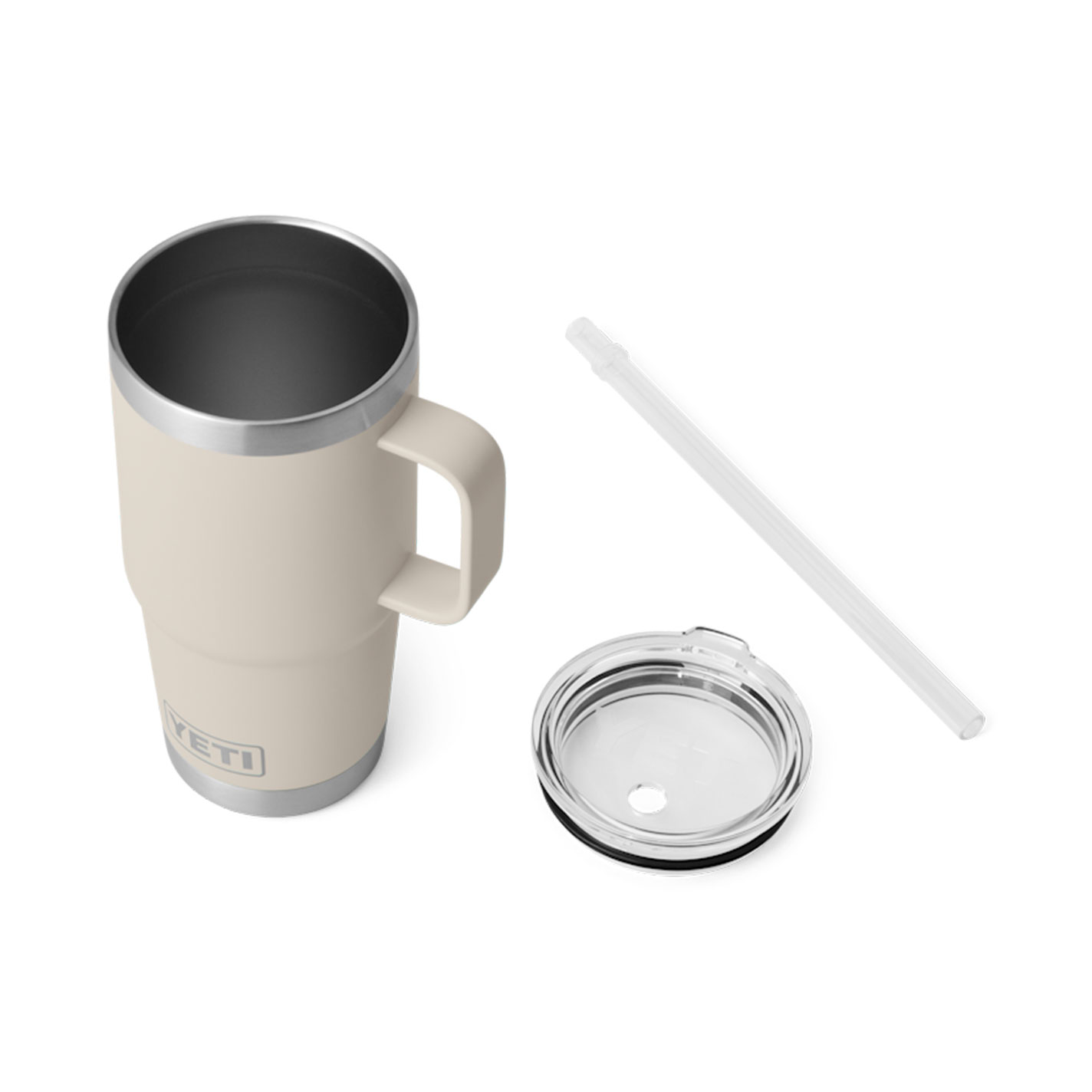 YETI Cape Taupe 25 oz. Rambler Straw Mug - Image 1