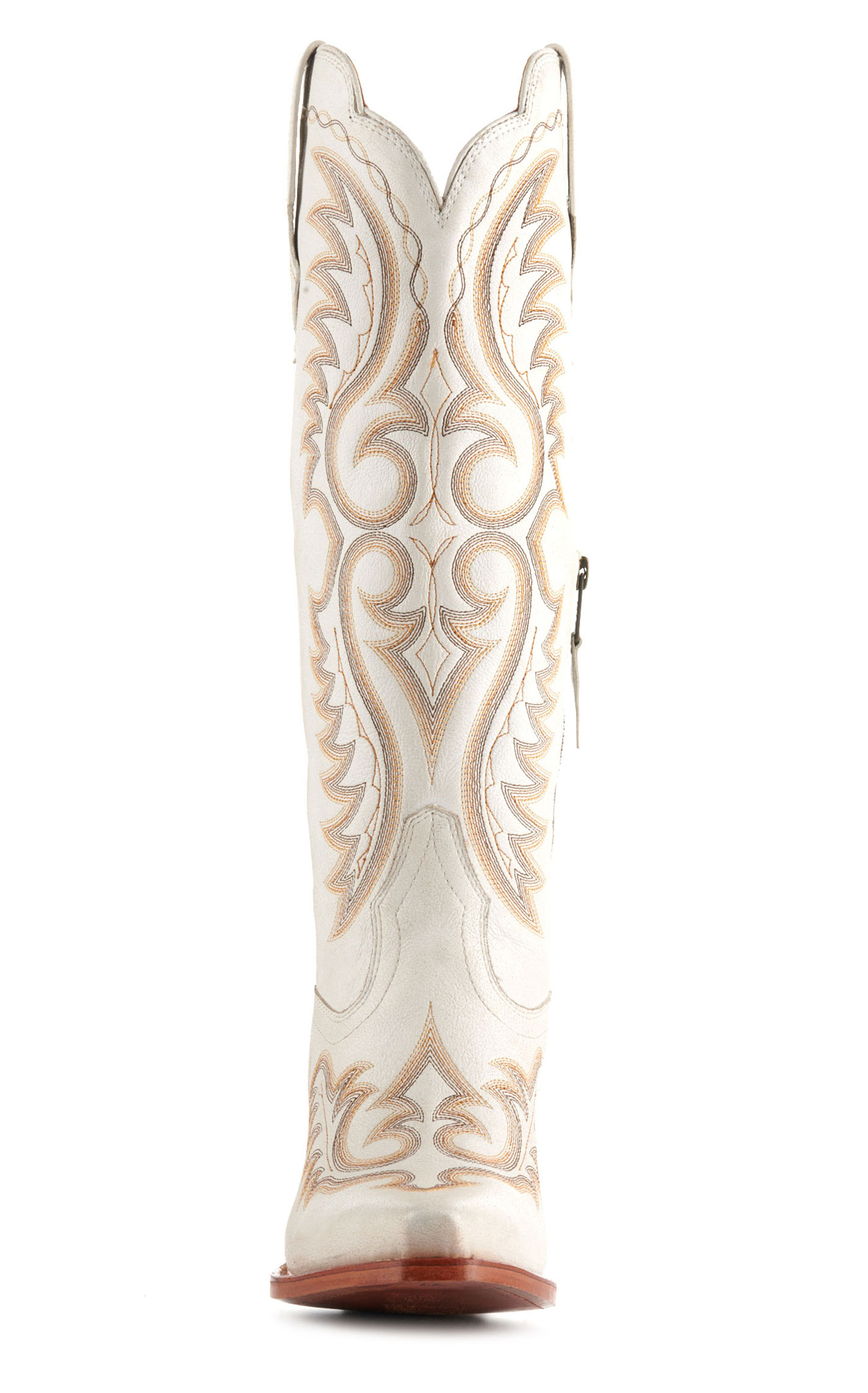 Durango Women's Crush Ivory Snip Toe Tall Cowboy Boots - Image 1