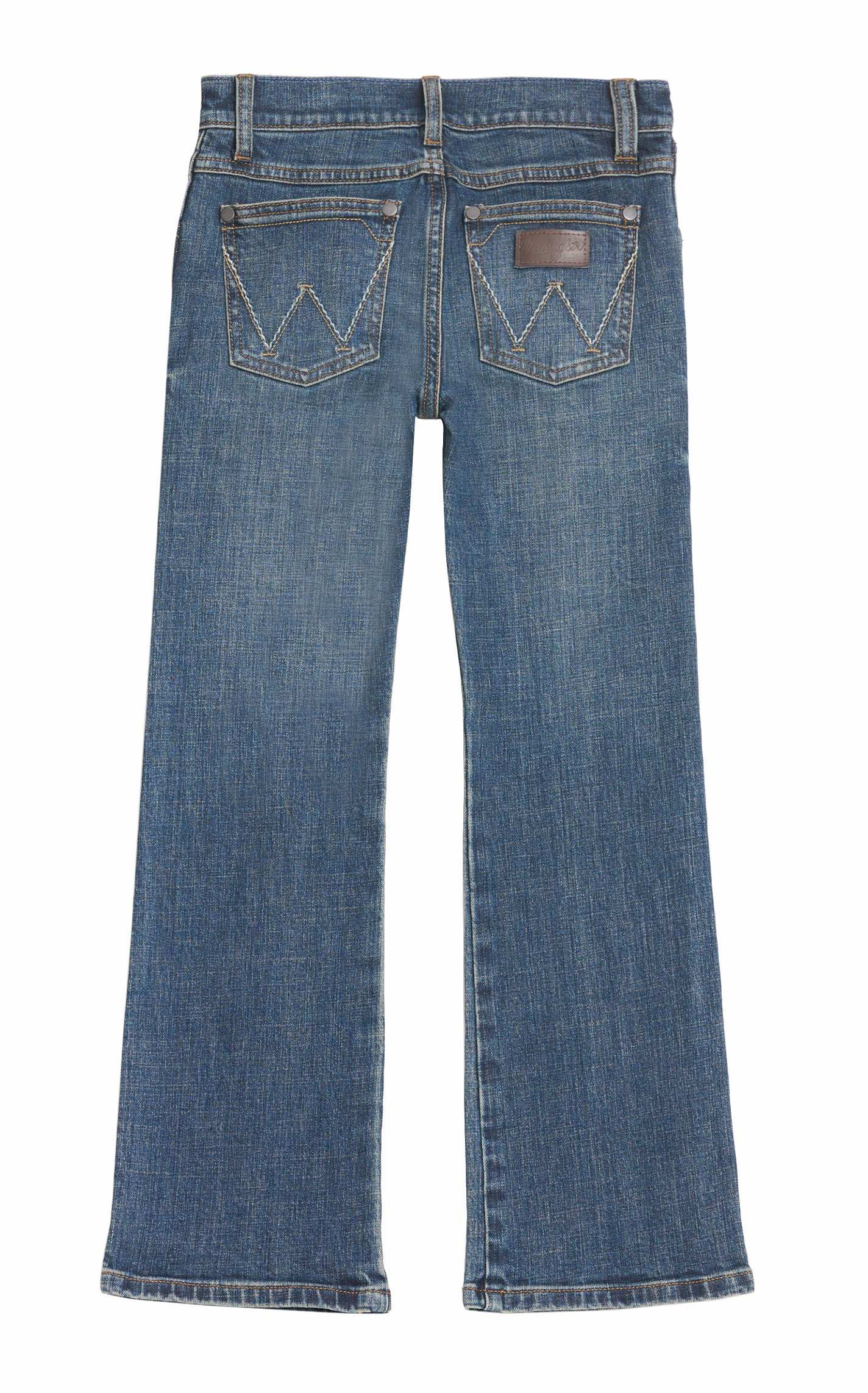 Wrangler Retro Boy's Layton 77B Medium Wash Slim Fit Vintage Boot Cut Jeans (18-20) - Image 1