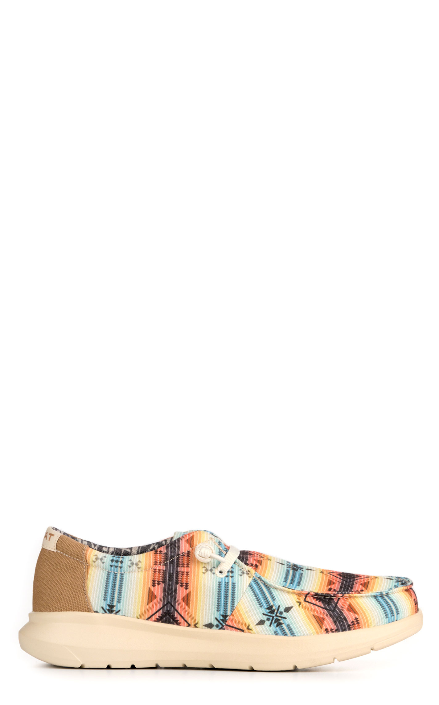 Ariat Men's Hilo Aztec Sunset Distressed Moc Toe Lace Up Casual Shoes - Image 1