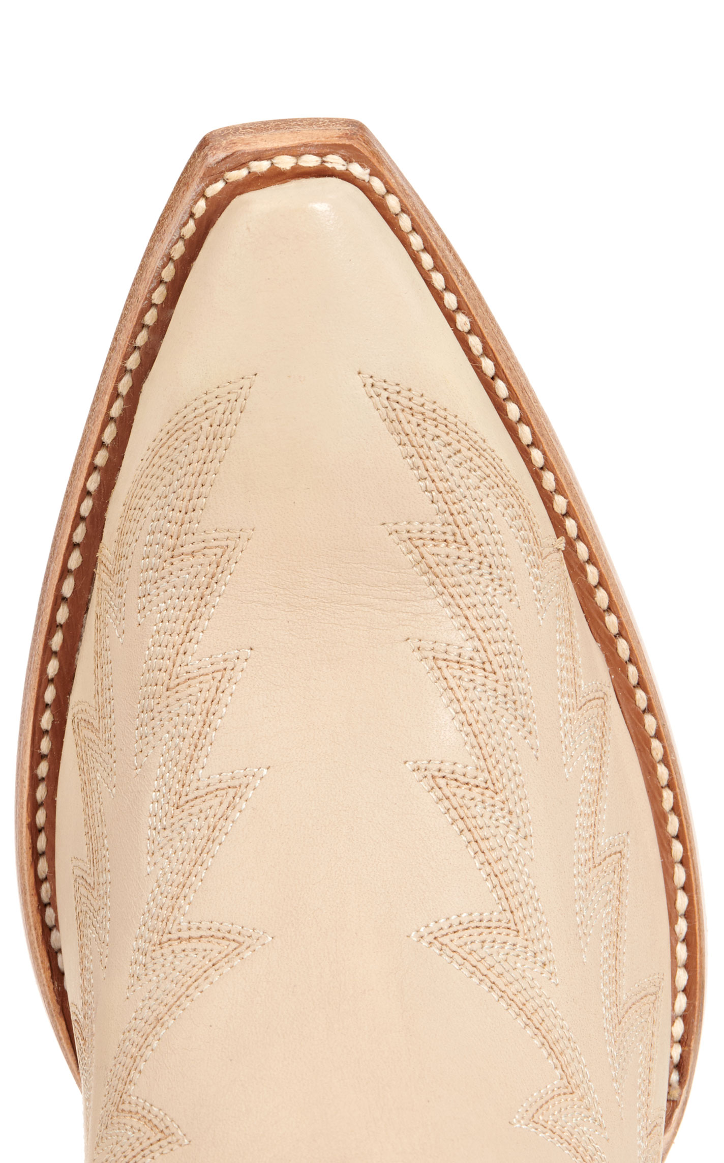 JRC & Sons Women’s Nancy Bone Leather Snip Toe Tall Cowboy Boots - Image 1