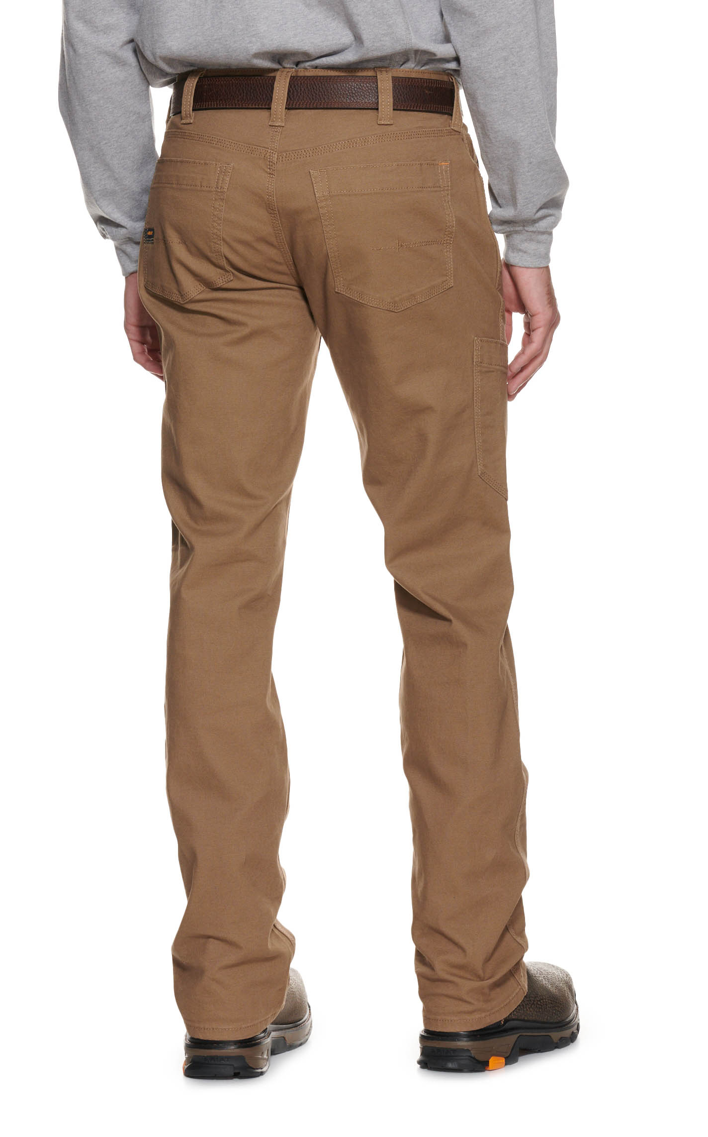 Ariat Men's Rebar M7 Field Khaki DuraStretch Slim Fit Straight Leg Work Pants - Image 1