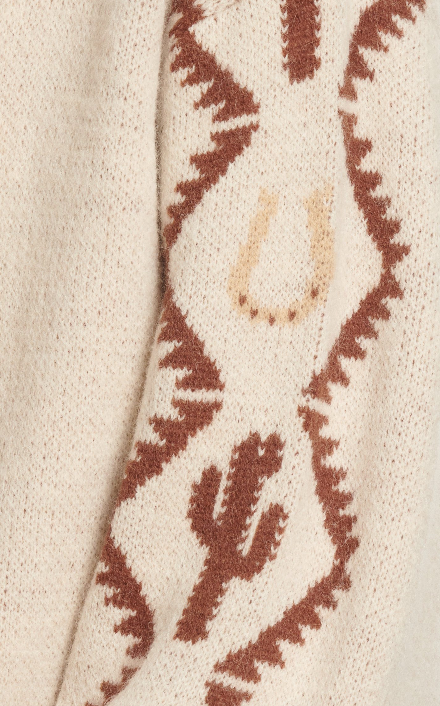 Ariat Women's Latte & Chocolate Horse & Cactus Sweater  - Image 1