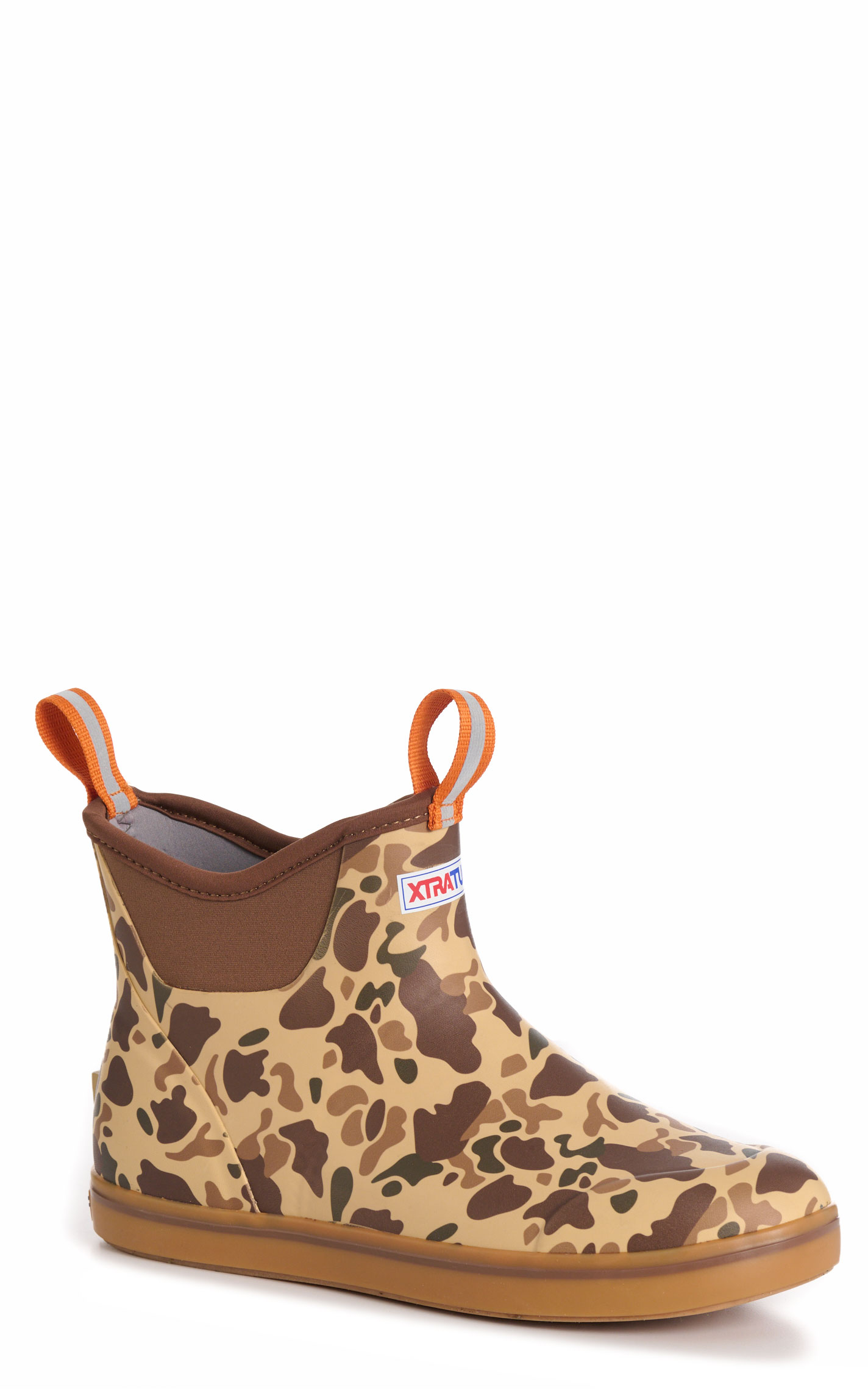 XTRATUF Men’s Tan and Duck Camo Ankle Deck Rubber Boots - Image 5