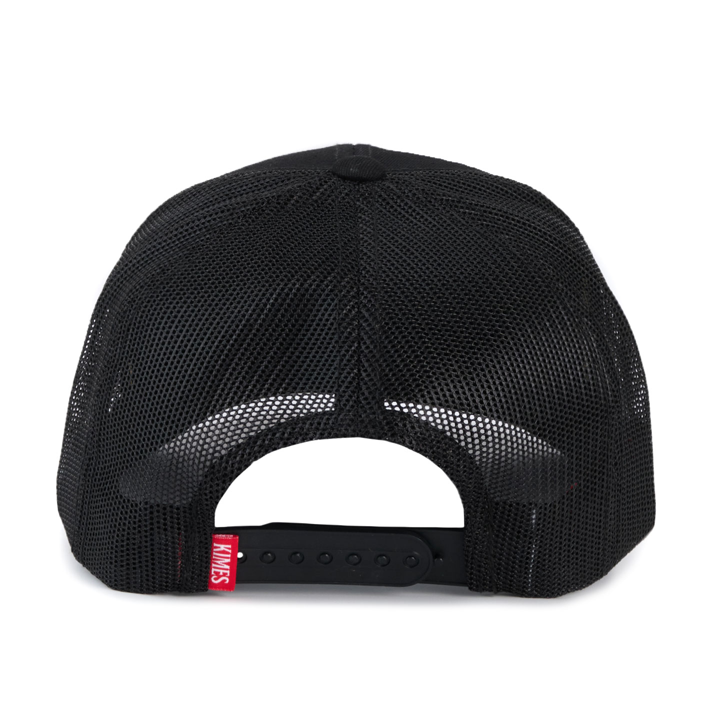 Kimes Ranch Men's Black & Black Rubber Logo Patch Cap - Image 1
