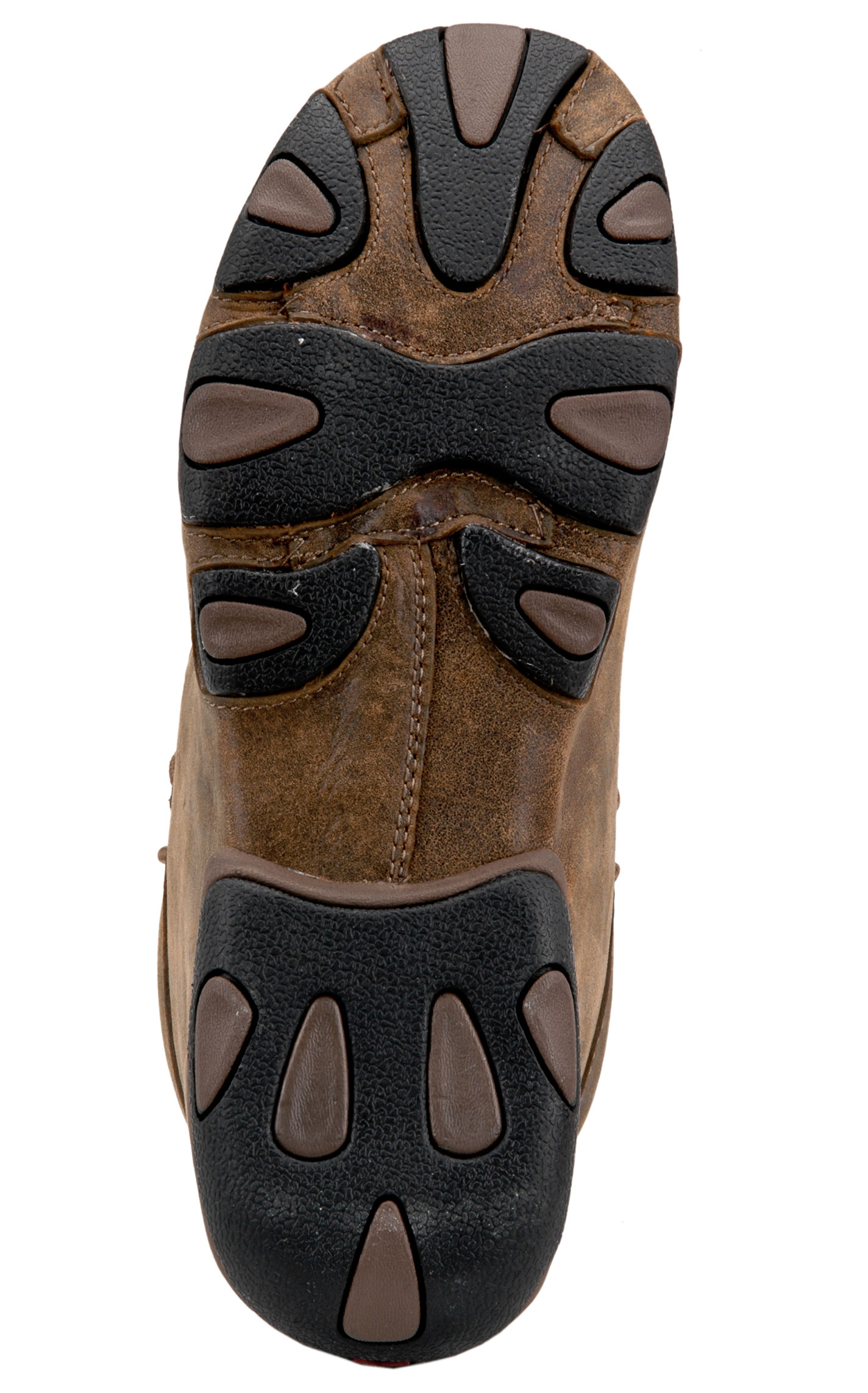Twisted X Men's Brown Bomber Driving Moccasin Lace Up Casual Shoes - Image 1