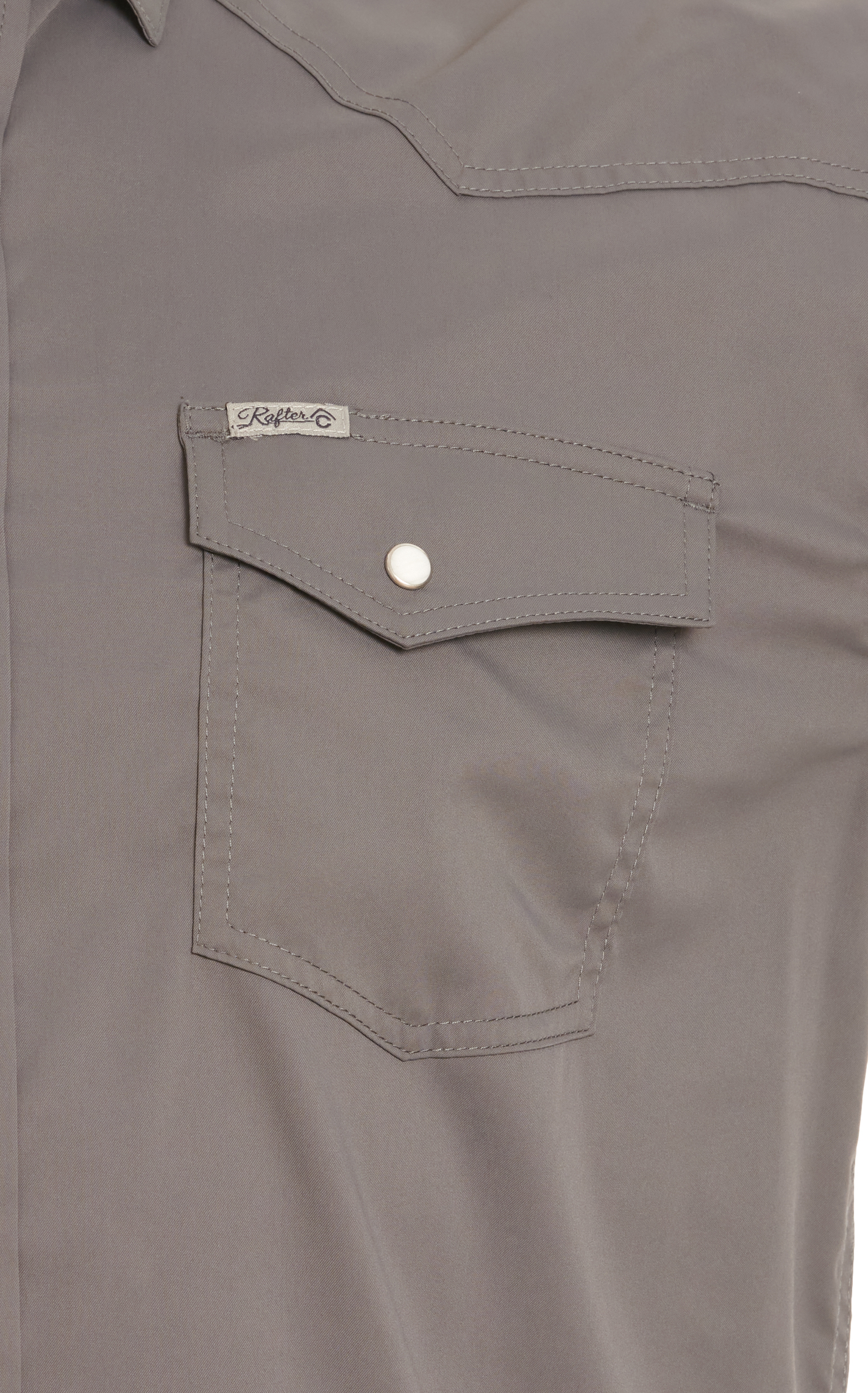 Rafter C Outdoors Men's Gray Long Sleeve Lefty Fishing Shirt - Image 3