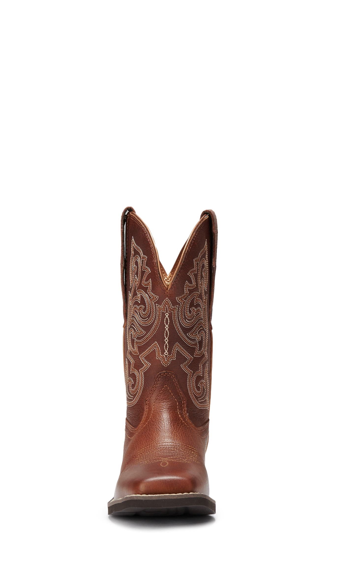 Ariat Women's Delilah Spiced Cider Brown StretchFit Wide Square Toe Cowboy Boots - Image 1