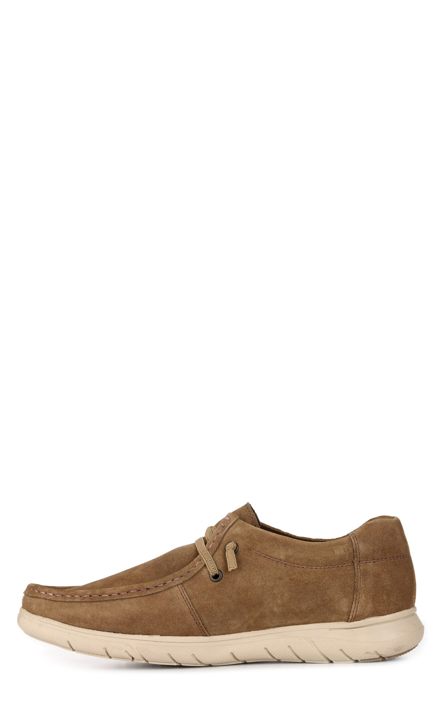 Roper Men's Cliff Brown Suede Moc Toe Casual Shoes - Image 1