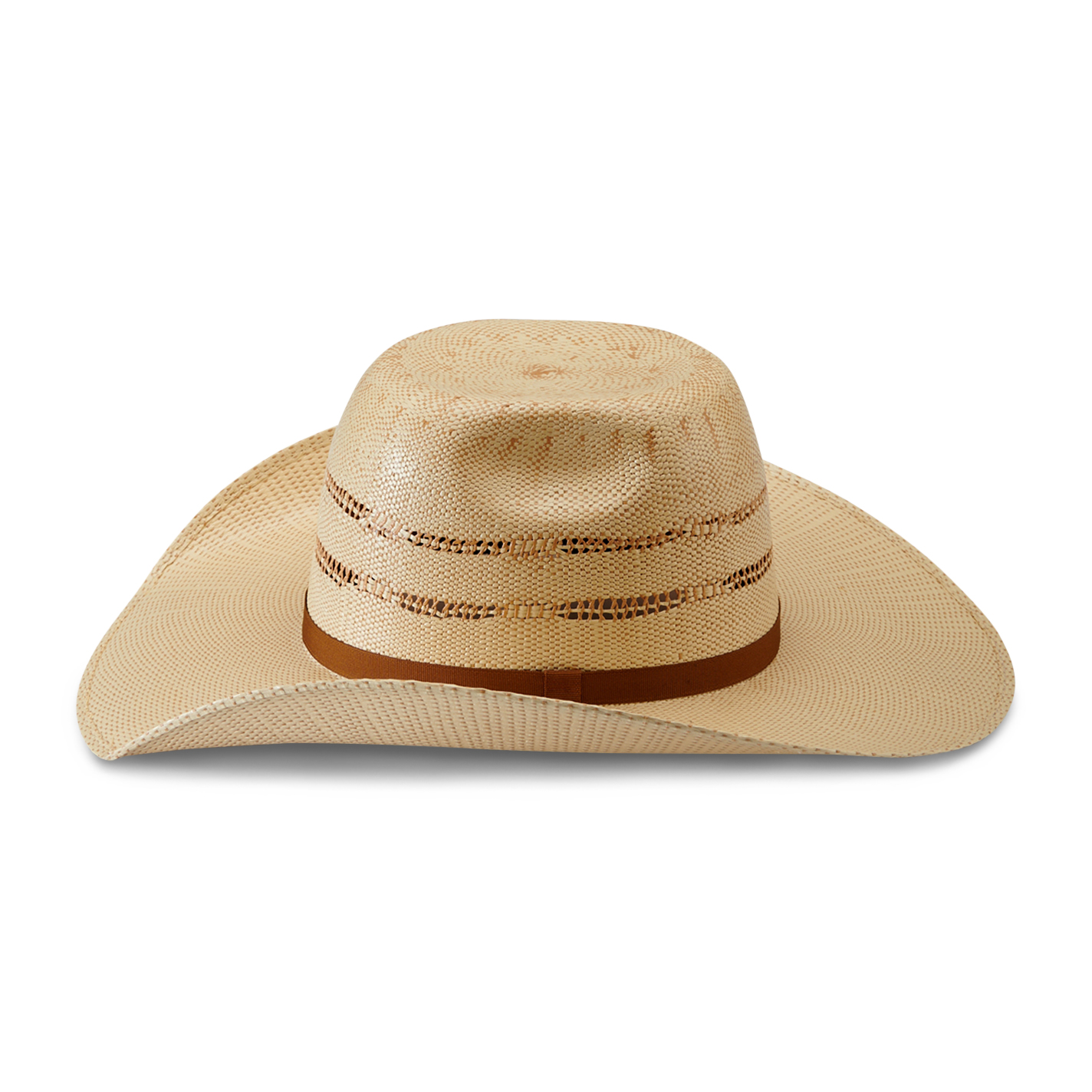 Twister Youth Two Toned Brick Straw Hat - Image 1