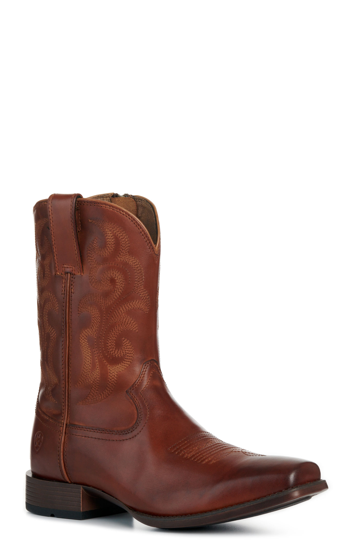 Ariat Men's Bitter Brown Bantam Weight Bodie Square Toe Cowboy Boots - Image 1