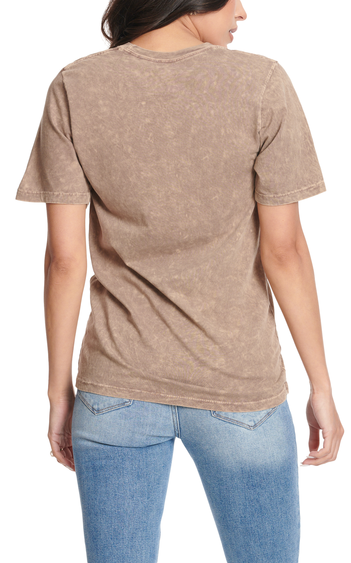 Lotus Fashion Women's Vintage Mocha Ride on Cowboy Graphic T-Shirt - Image 1