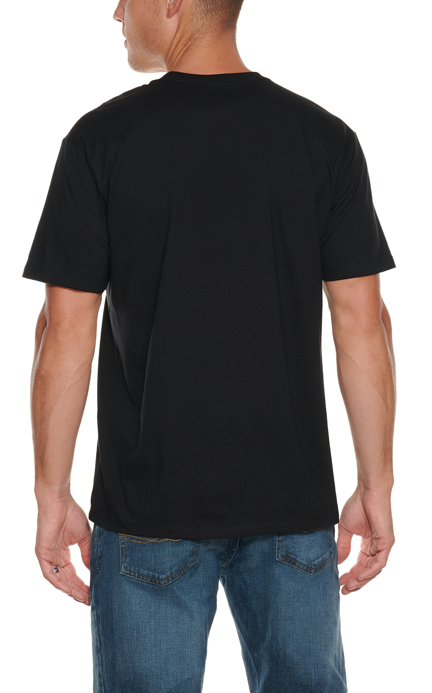 Ariat Men's Black Bar Stripe Logo T-Shirt - Image 1