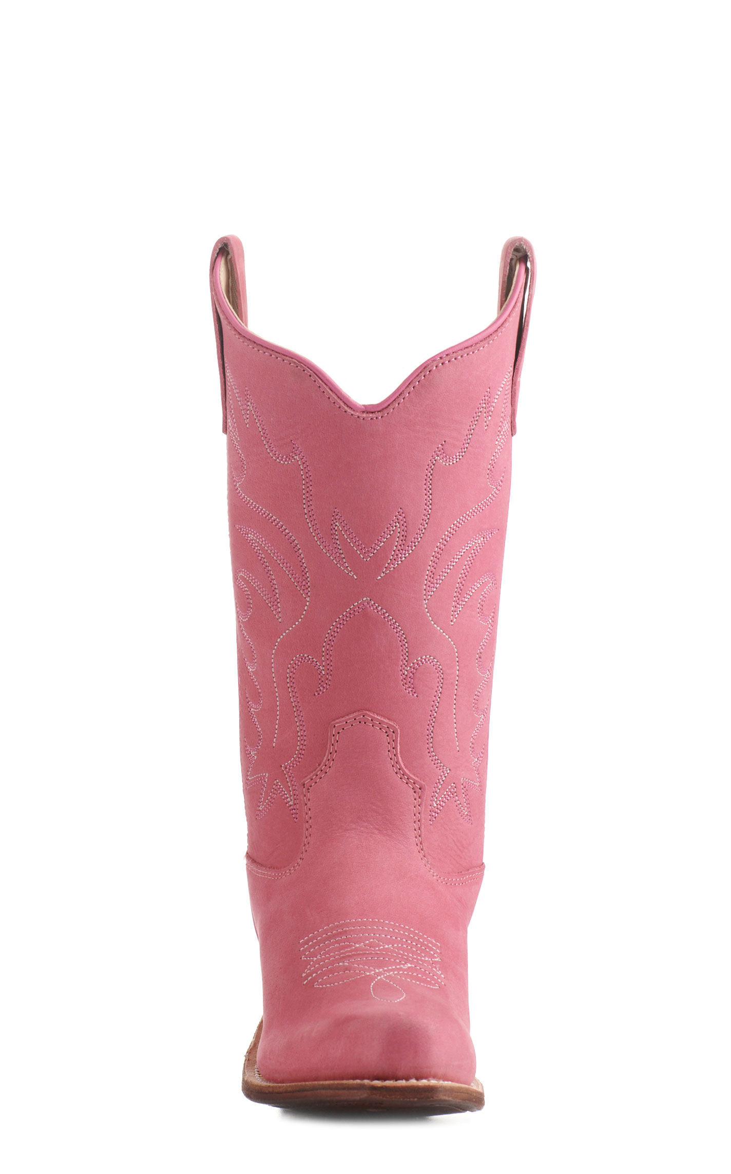 Old West Kids' Bubblegum Pink Snip Toe Cowboy Boots - Image 1