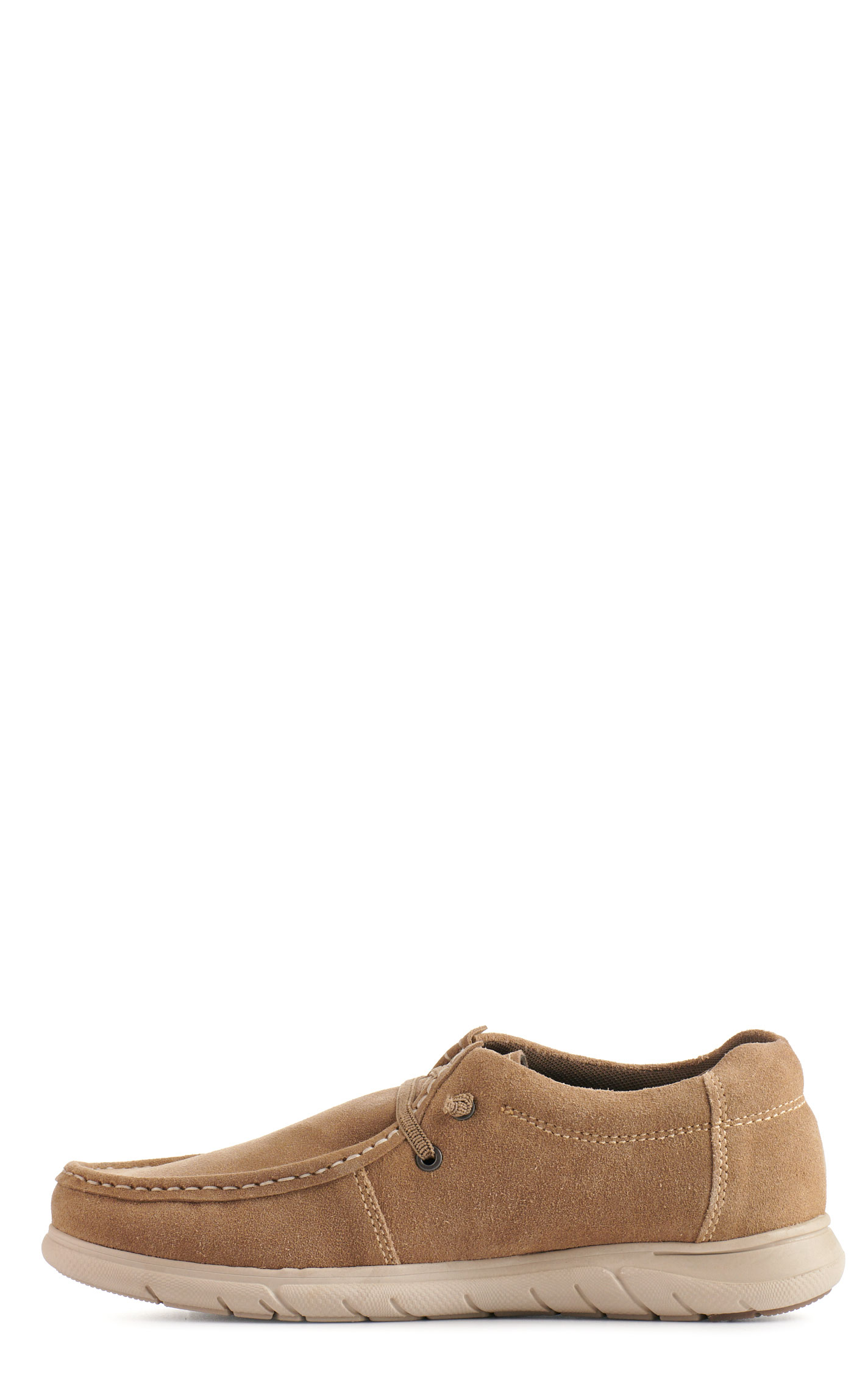 Roper Men's Cliff Tan Suede Moc Toe Casual Shoes - Image 1