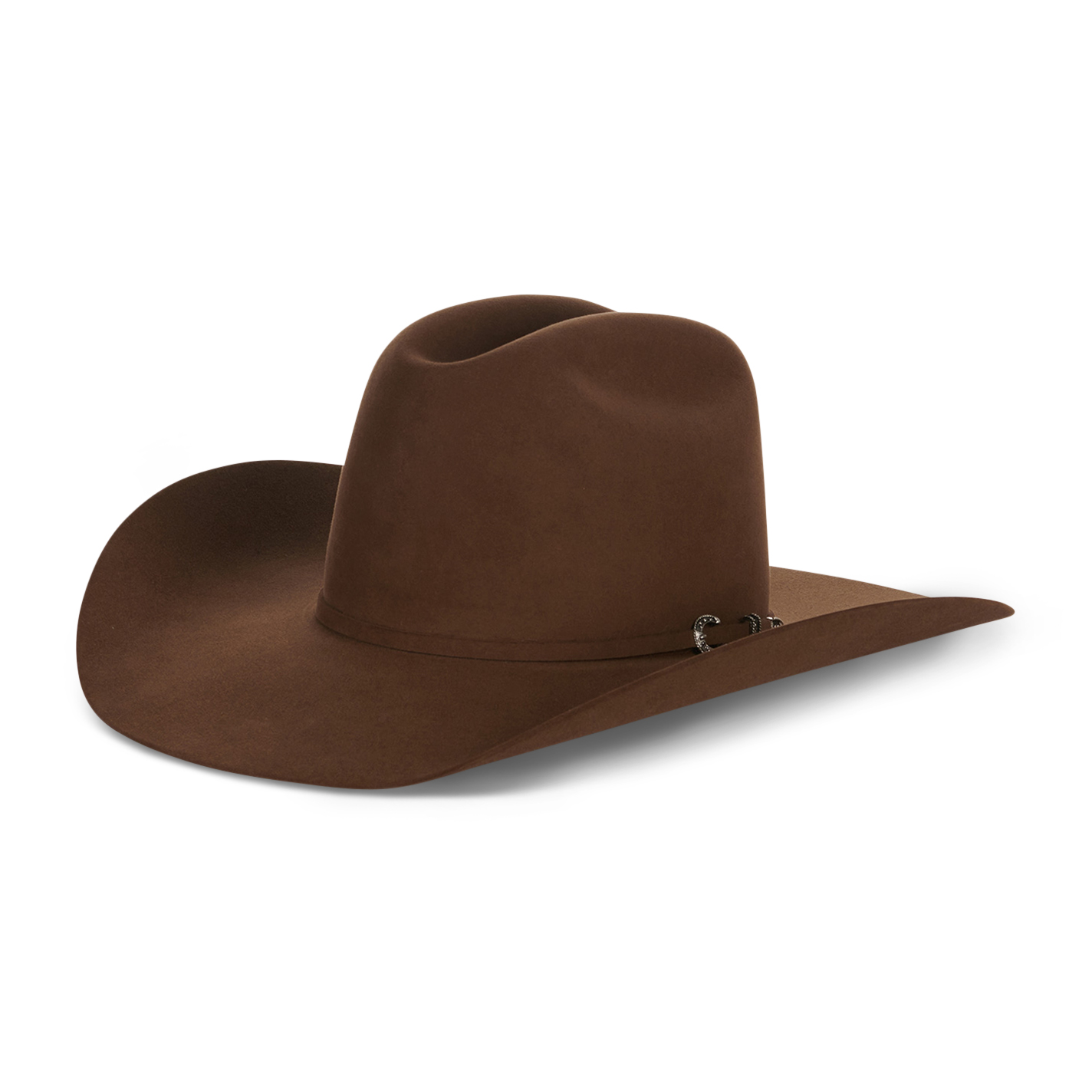Resistol Rough N Ready 30X Dunn Cattleman's Crown Felt Cowboy Hat - Image 1