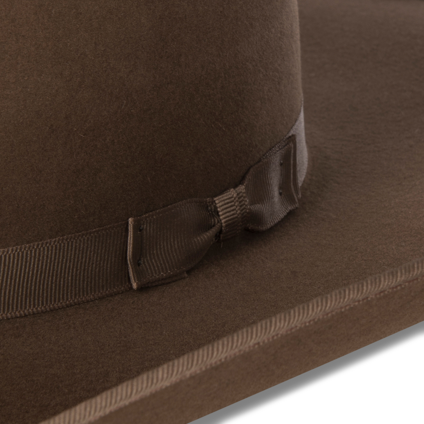 Cavender's 6X Walnut Open Crown Felt Cowboy Hat - Image 1