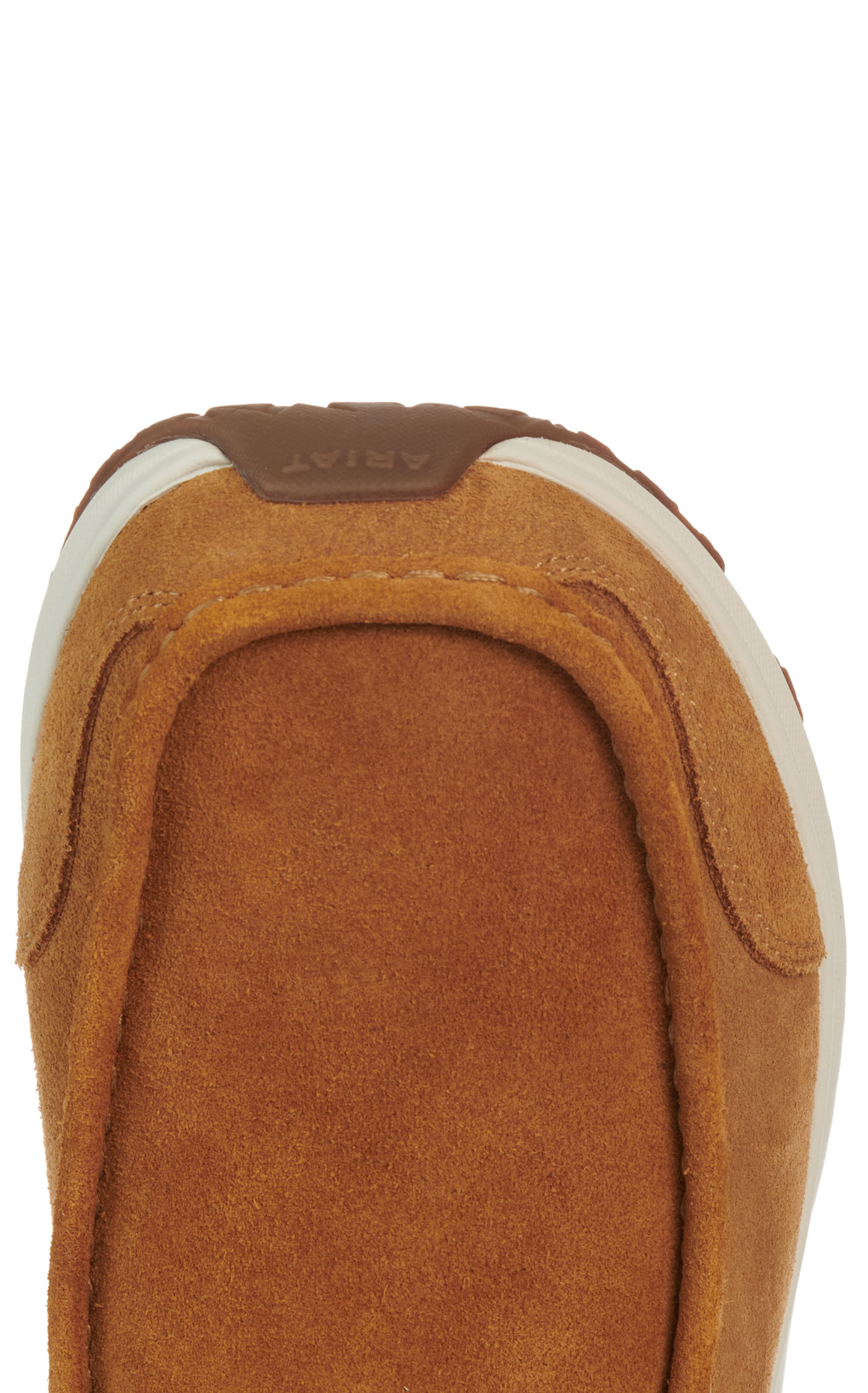 Ariat Men's Spitfire Natural Suede Moc Toe Casual Shoes - Image 1