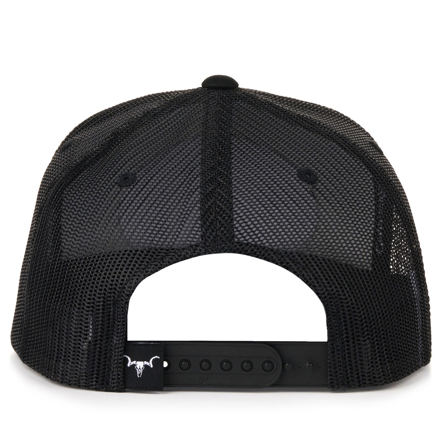Cavender's Men's Black with Oval Logo Patch Snap Back Cap - Image 1