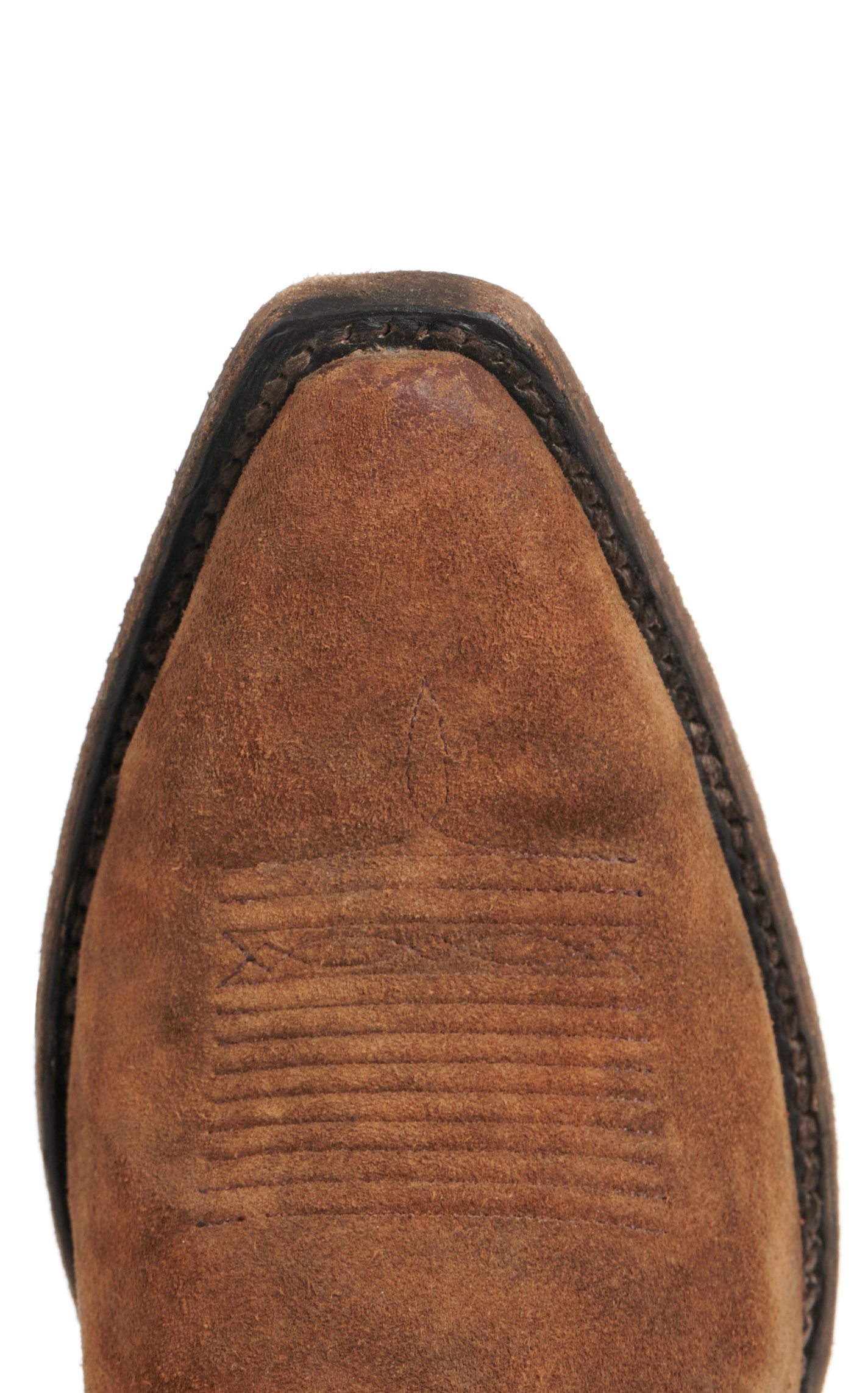Ariat Women's Jukebox Dark Ginger Suede Snip Toe Cowboy Boots - Image 1