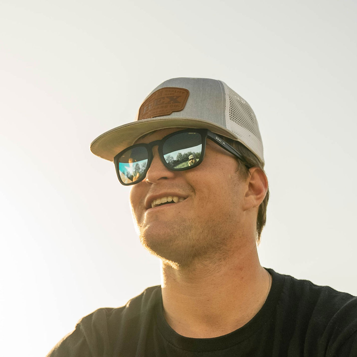 Bex Zion Black Gray & Sky Sunglasses - Image 1