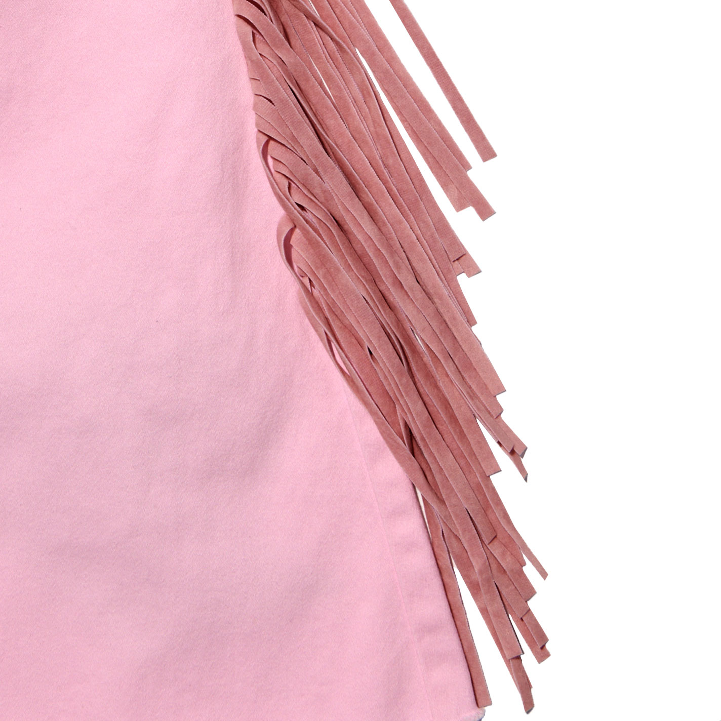 Cowgirl Hardware Girls’ Pink Side Fringe Flare Jeans  - Image 1