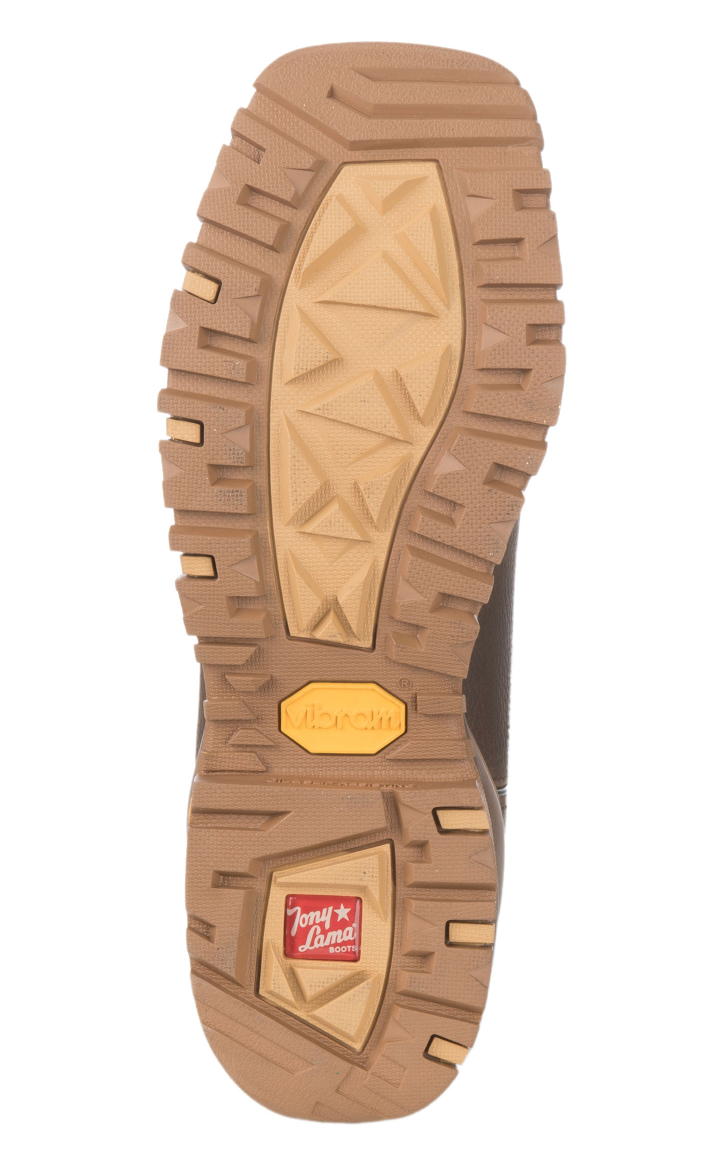 Tony Lama Men's TLX Tan and Blue Square Steel Toe Work Boot - Image 1