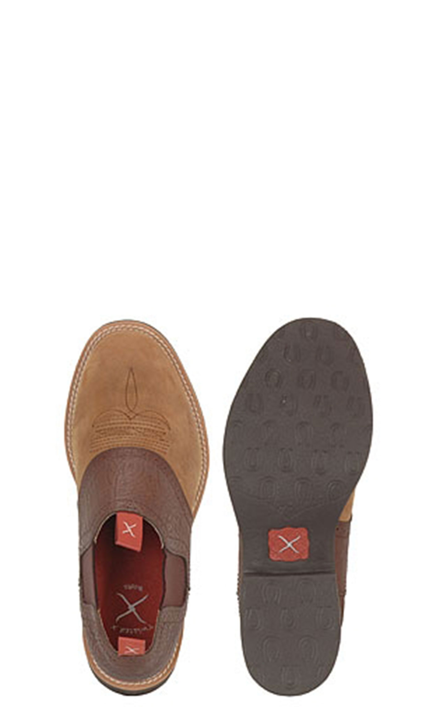 Twisted X Men's Cow Dogs - Distressed & Oiled Shoulder Casual Shoe - Image 1