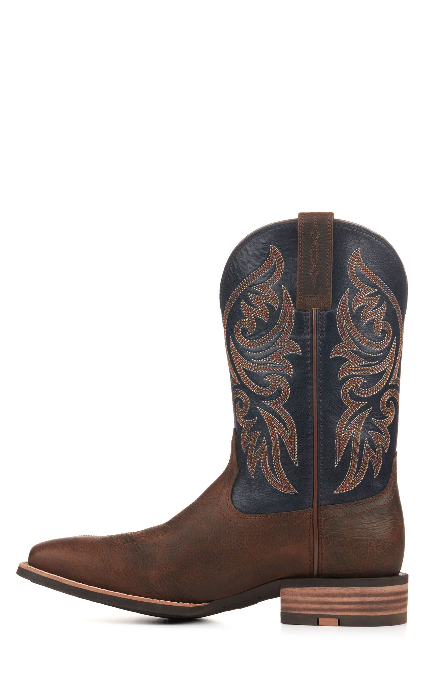 Ariat Men's Slingshot Rowdy Brown and Blue SmatLite Wide Square Toe Cowboy Boots - Image 1