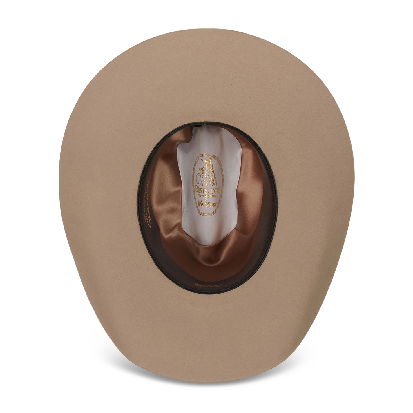 Resistol Wilderness 6X Silverbelly Cattleman's Crown Felt Cowboy Hat - Image 1