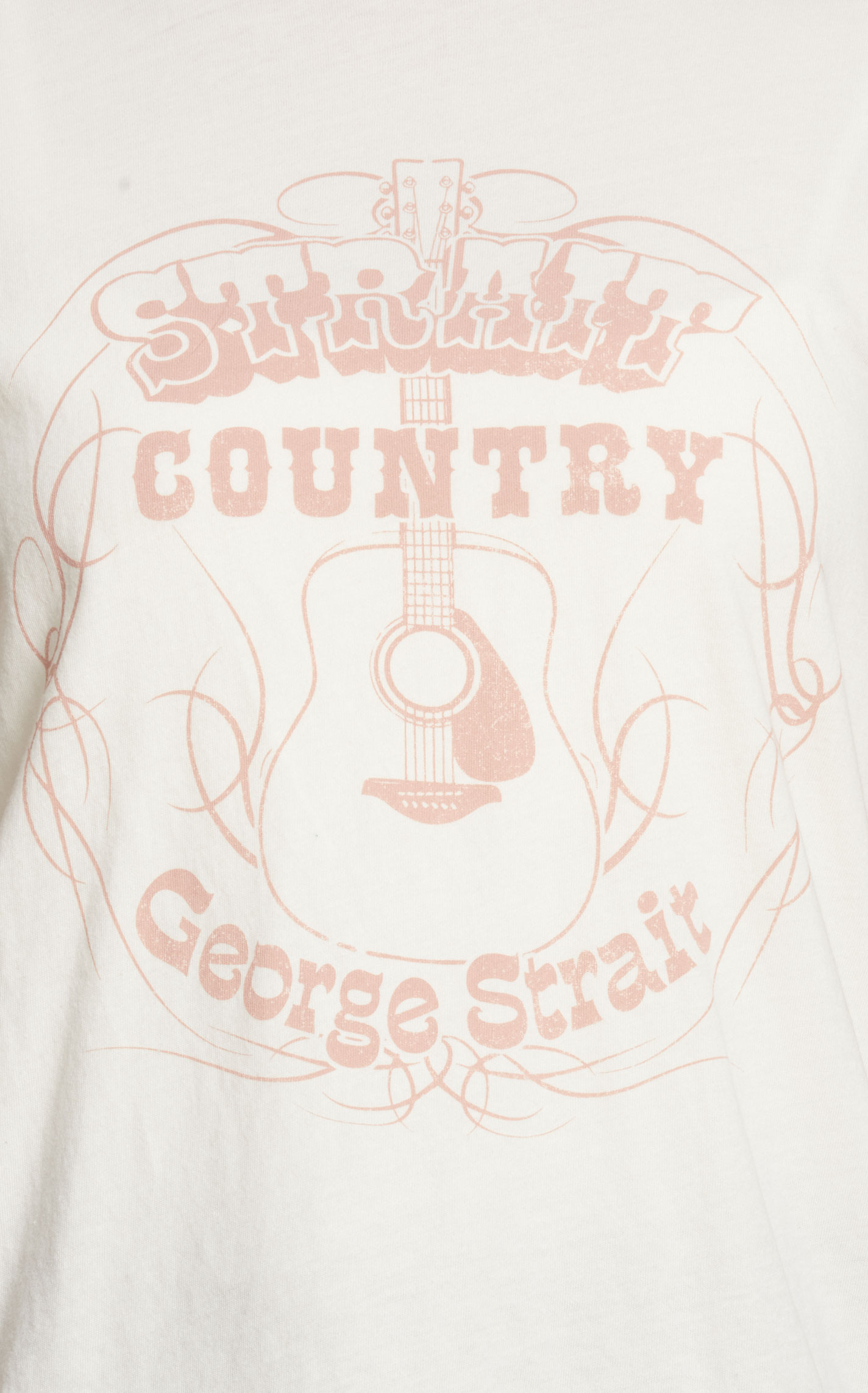 Wrangler Women's Marshmallow White & Strait Country Graphic T-Shirt - Image 1