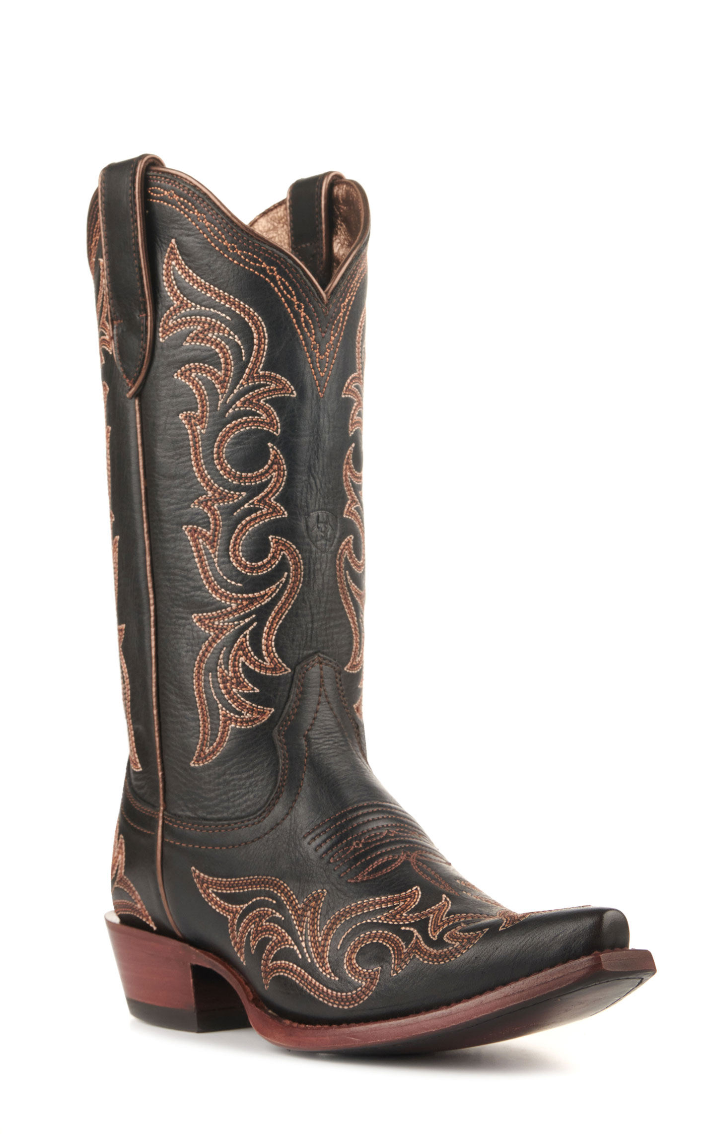 Ariat Women's Haven Ancient Black Snip Toe Cowboy Boots - Image 1