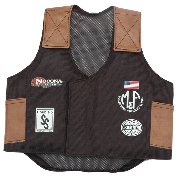 M&F Products Black and Brown Vest - Image 1