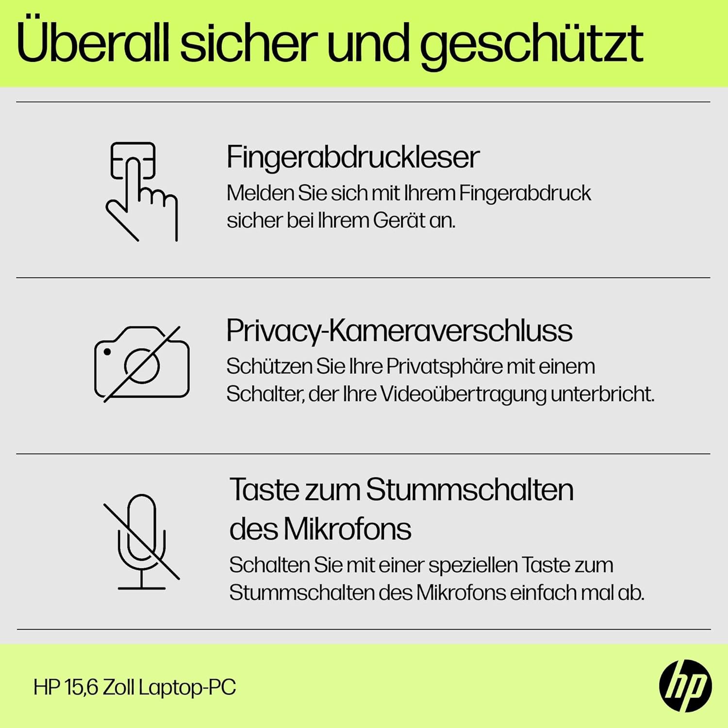 HP Laptop, 15.6 Inch FHD Display