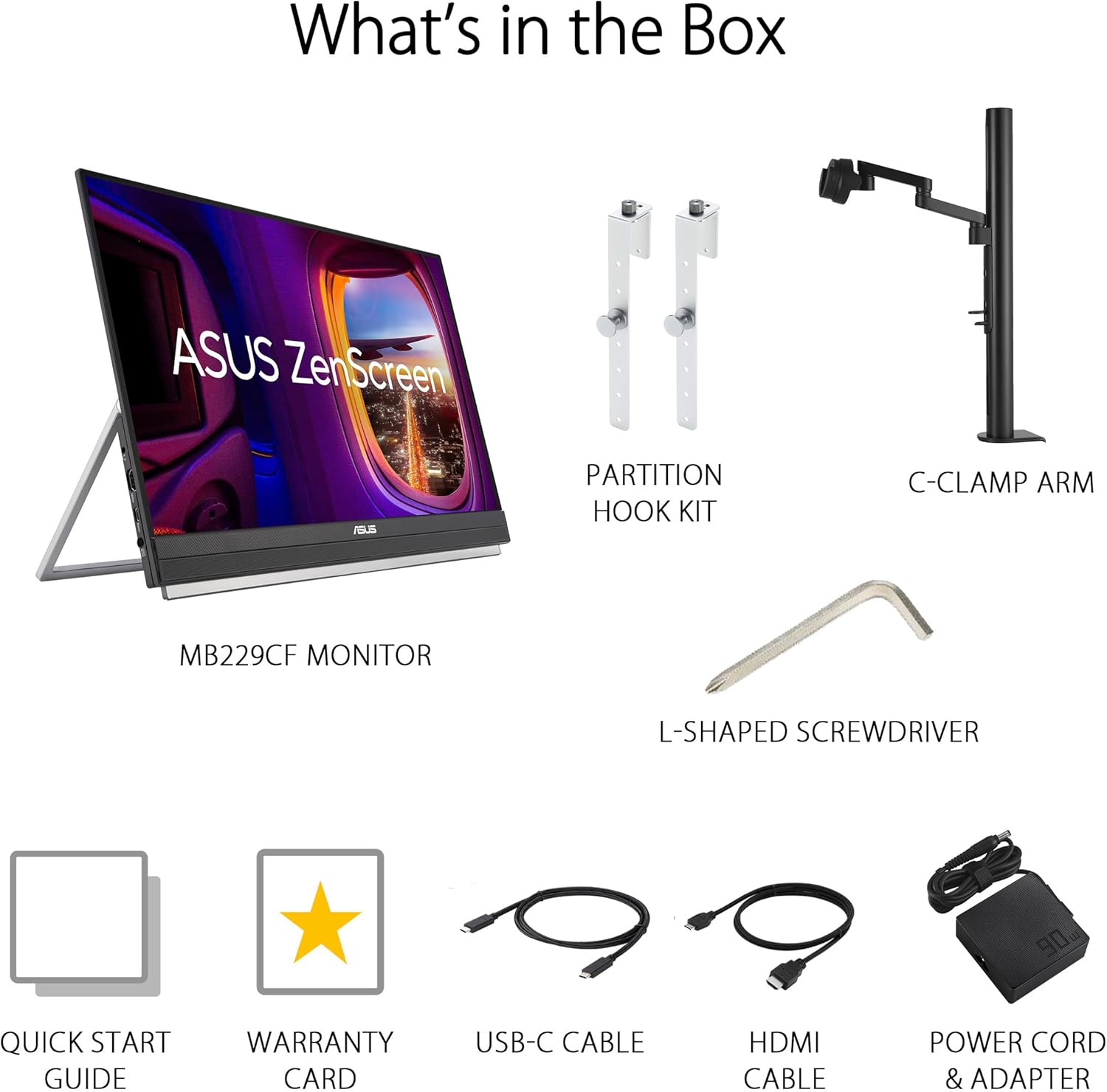 ASUS ZenScreen Portable USB Monitor - Full HD 1920 x 1080