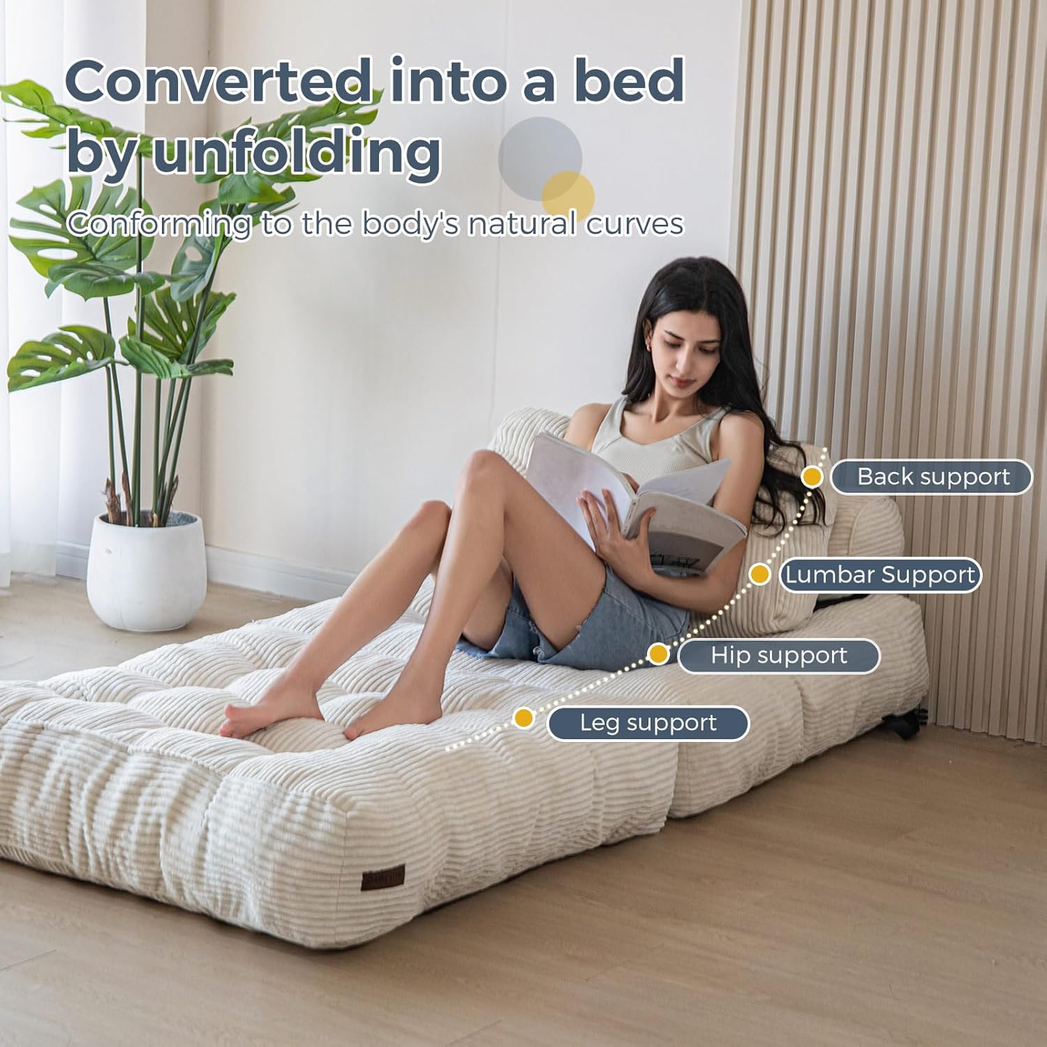 MAXYOYO Folding Sofa Bed