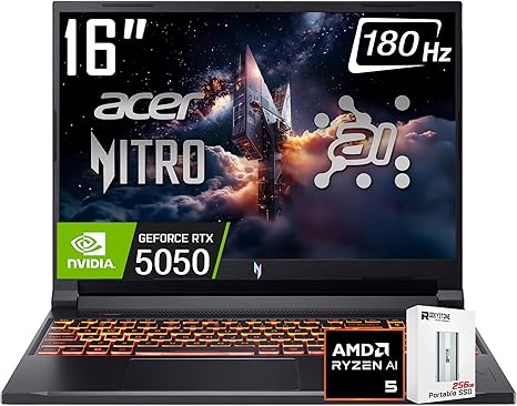 acer Nitro V 16 AI Gaming Laptop