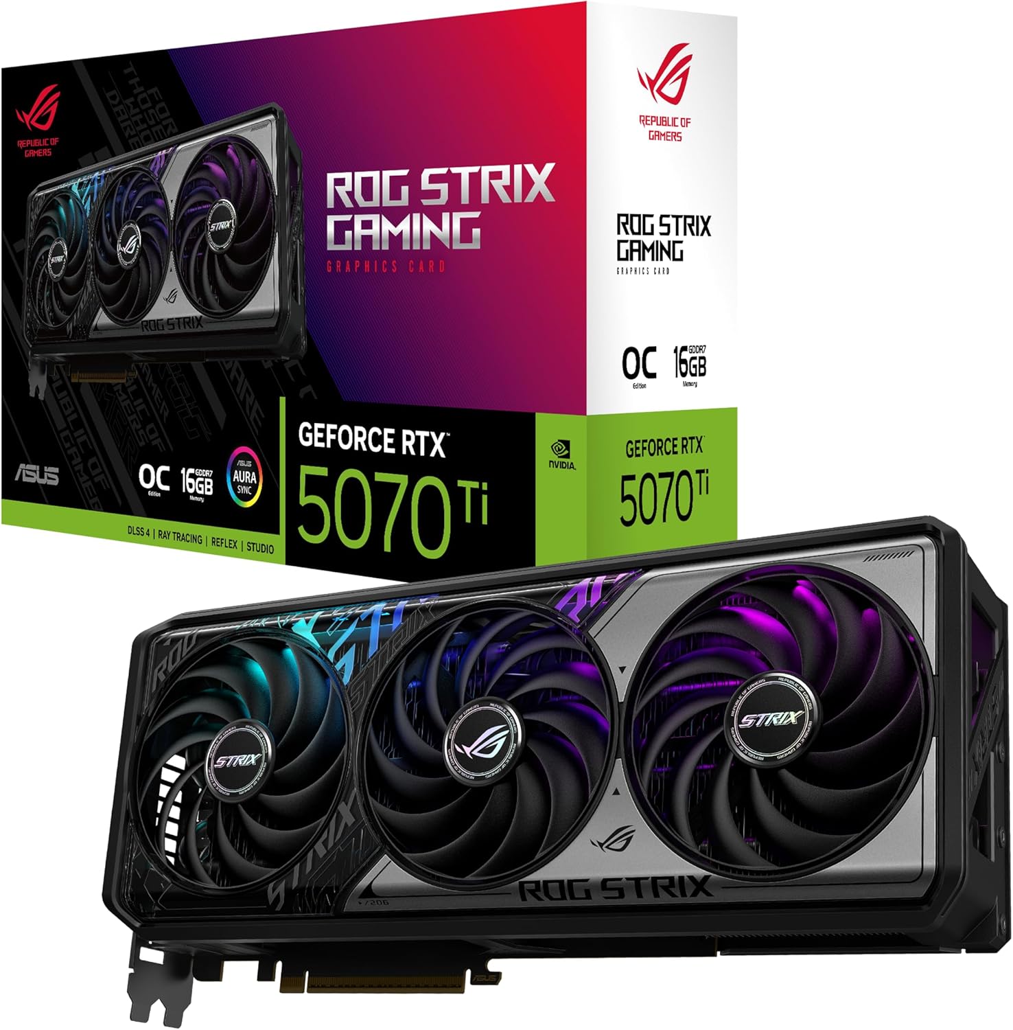 ASUS ROG Strix GeForce RTX 5070 Ti OC Edition 16GB GDDR7