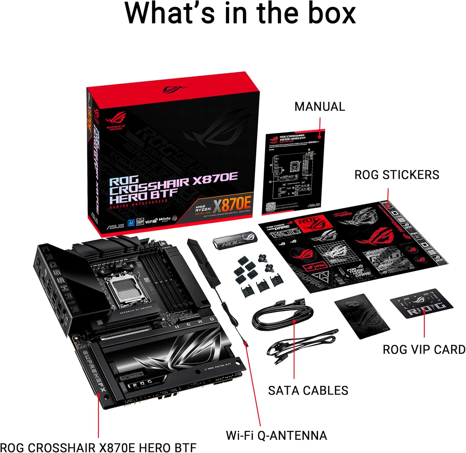 ROG Crosshair X870E Hero BTF