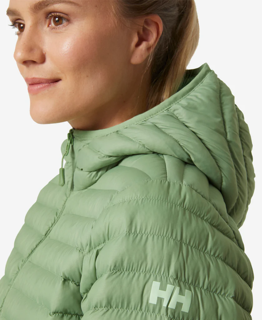 W SIRDAL HOODED INSULATOR JACKET, Jade 2.0