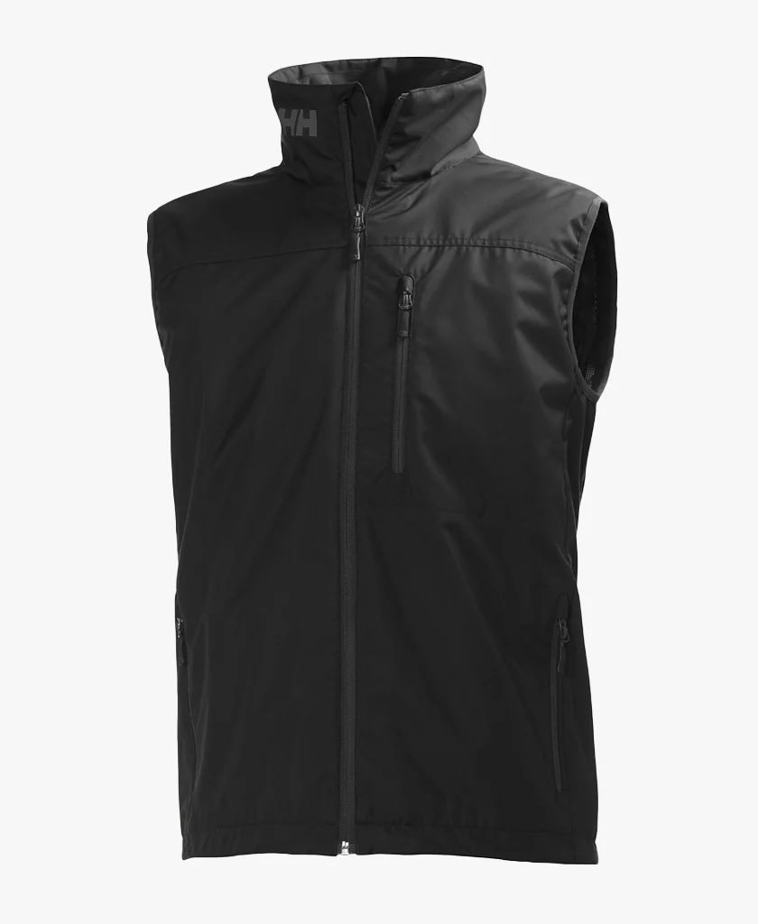 CREW VEST, Black