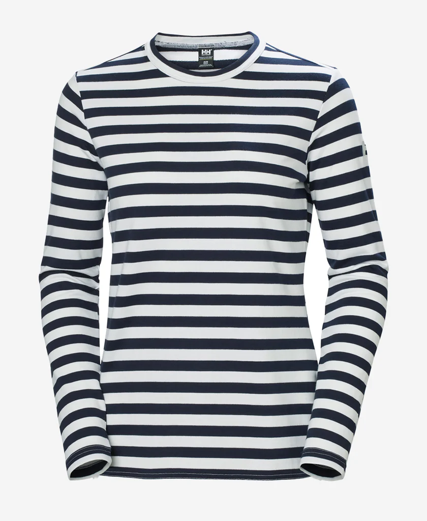 W ARCTIC OCEAN LONG SLEEVE, Navy Stripe