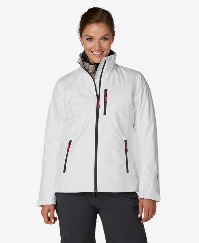 W CREW MIDLAYER JACKET, White