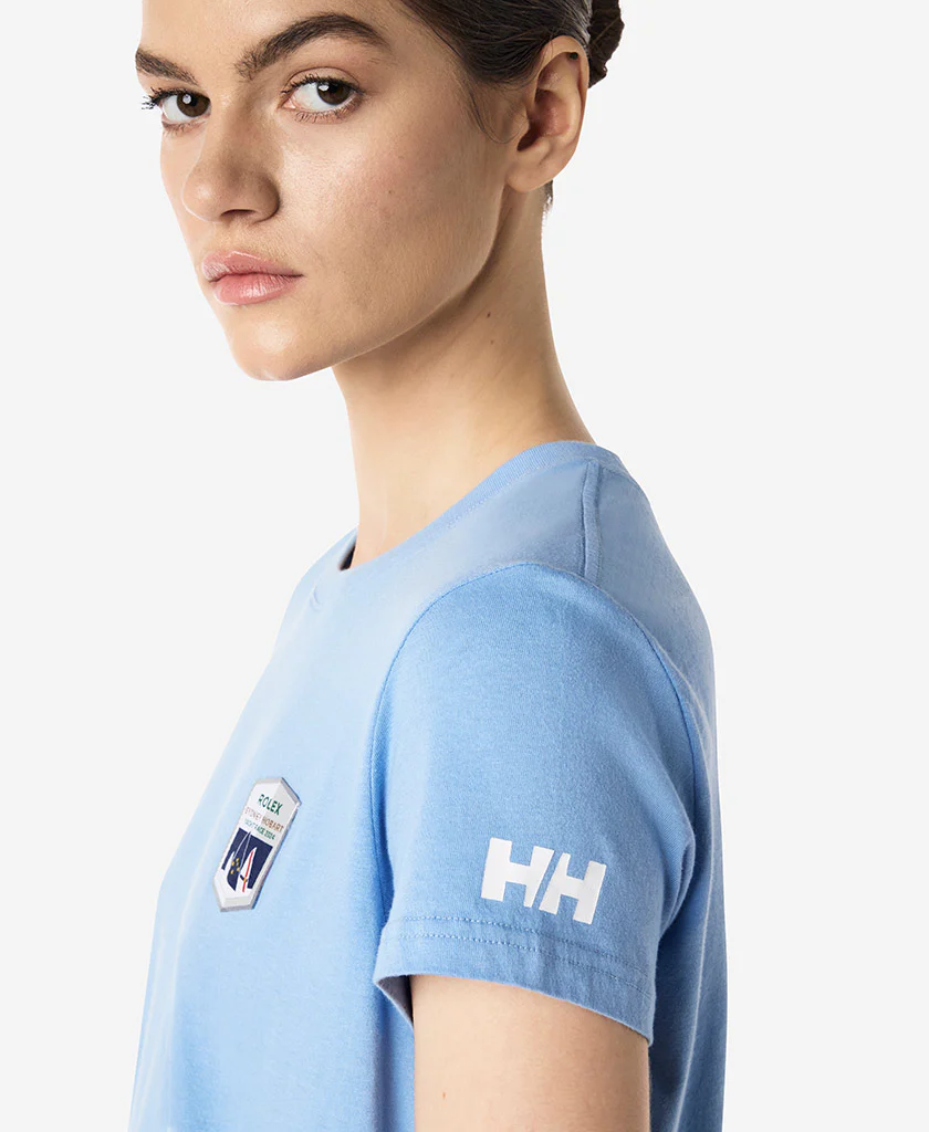 W RACELINE T-SHIRT, Bright Blue