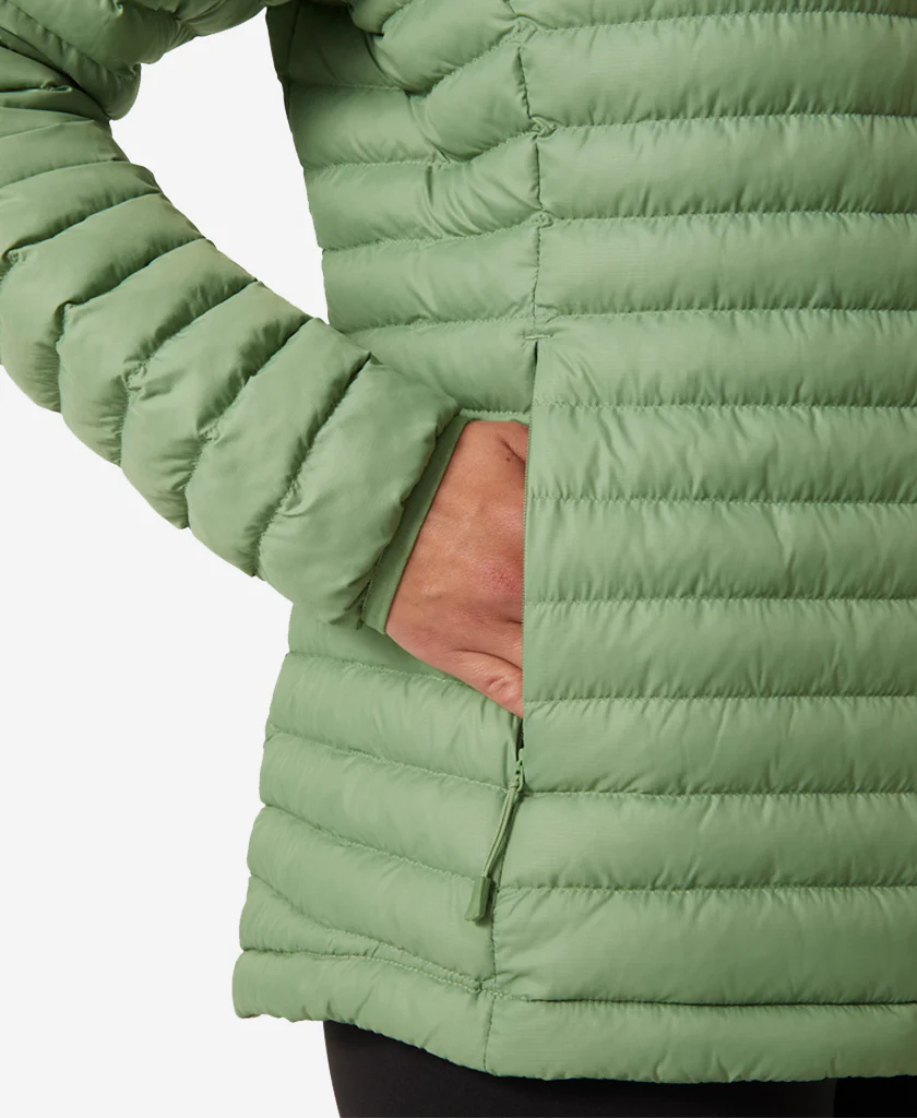 W SIRDAL HOODED INSULATOR JACKET, Jade 2.0