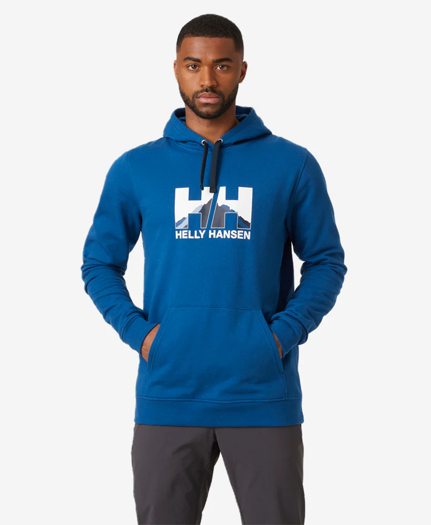 NORD GRAPHIC PULL OVER HOODIE, Deep Fjord